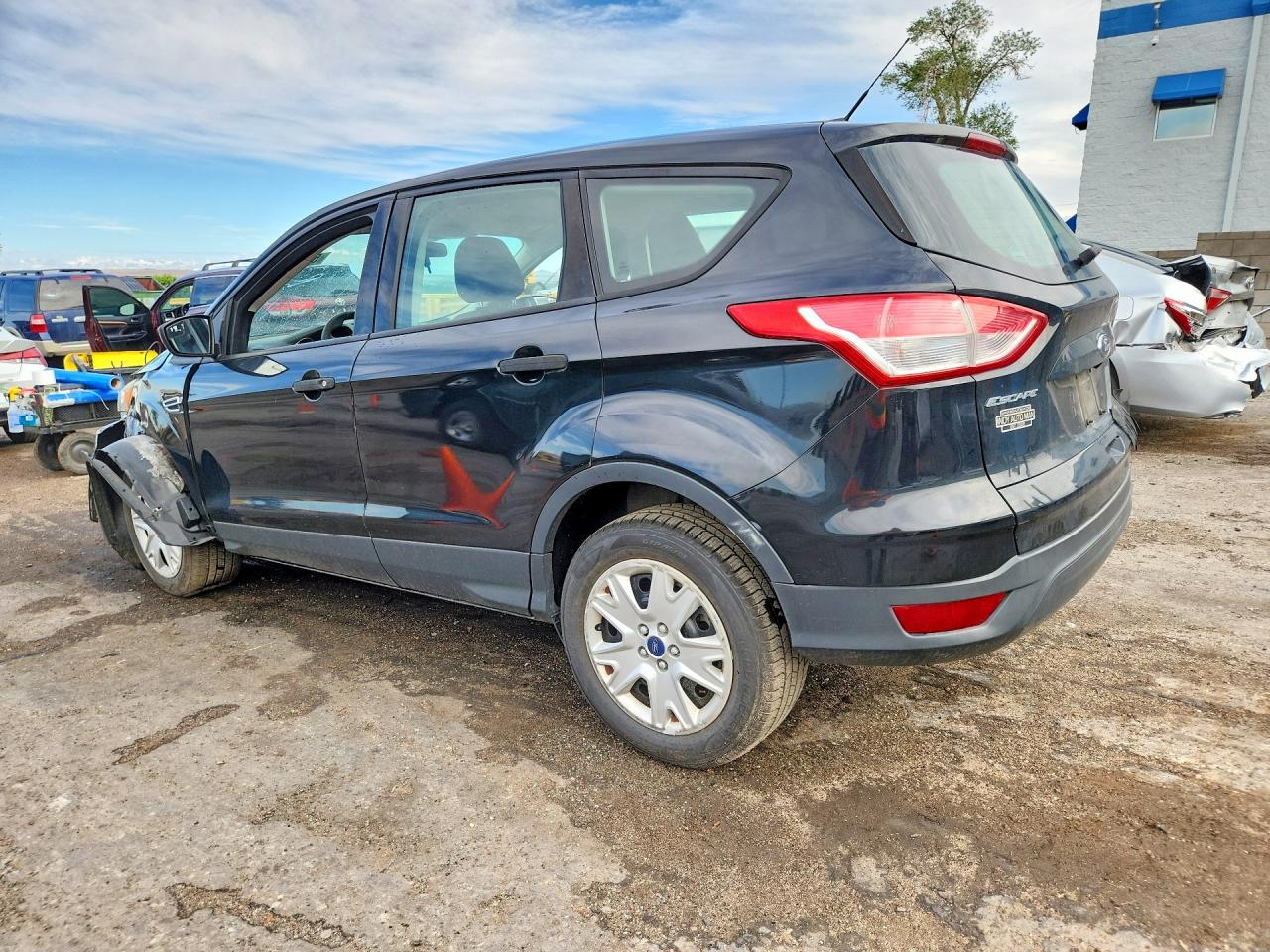 2014 Ford Escape S Black vin: 1FMCU0F74EUB90726