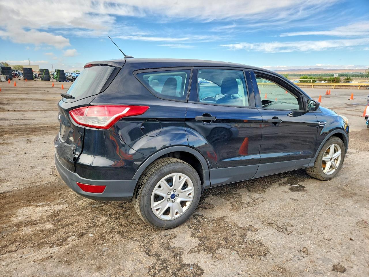 2014 Ford Escape S Black vin: 1FMCU0F74EUB90726