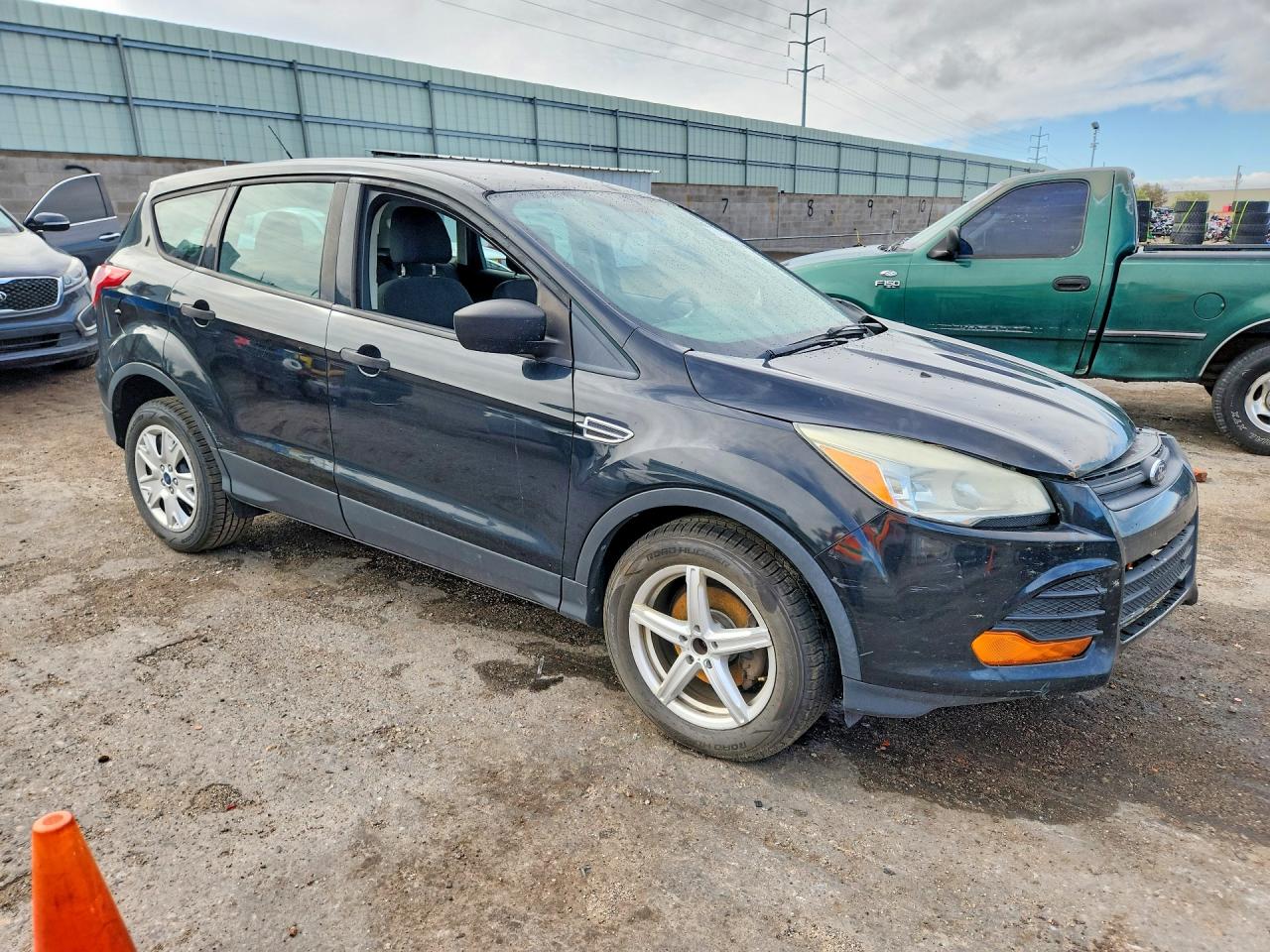2014 Ford Escape S Black vin: 1FMCU0F74EUB90726