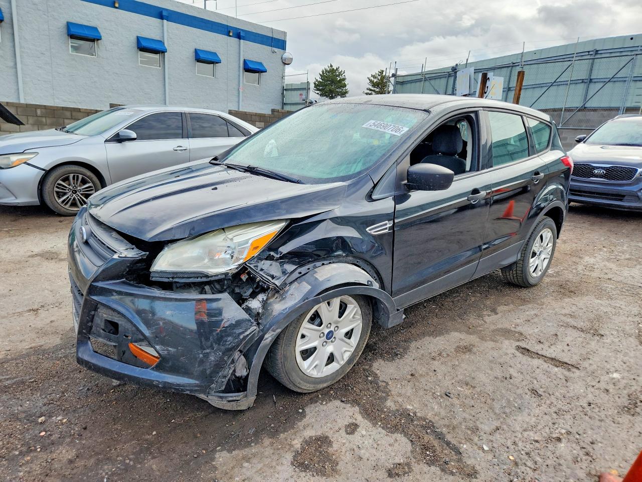 2014 Ford Escape S Black vin: 1FMCU0F74EUB90726