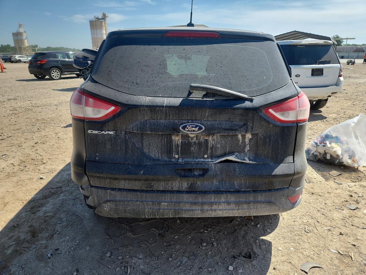 2014 Ford Escape S Черный vin: 1FMCU0F74EUB98311