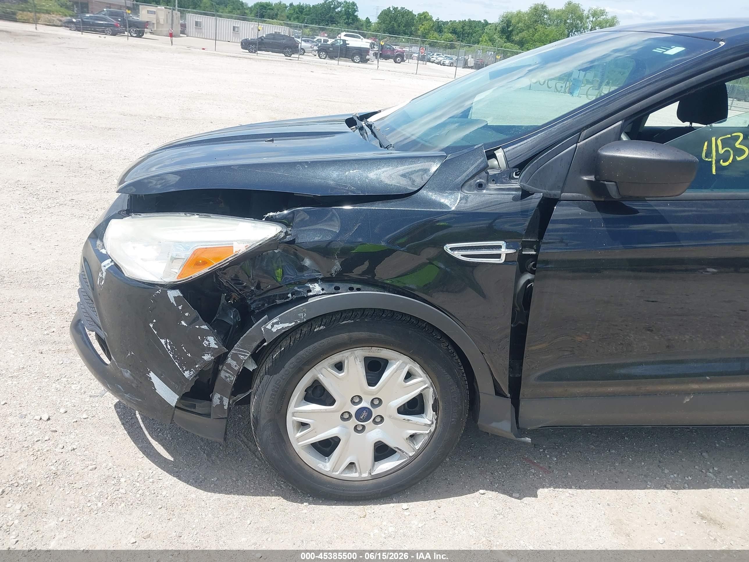 2014 Ford Escape S Black vin: 1FMCU0F74EUC17455