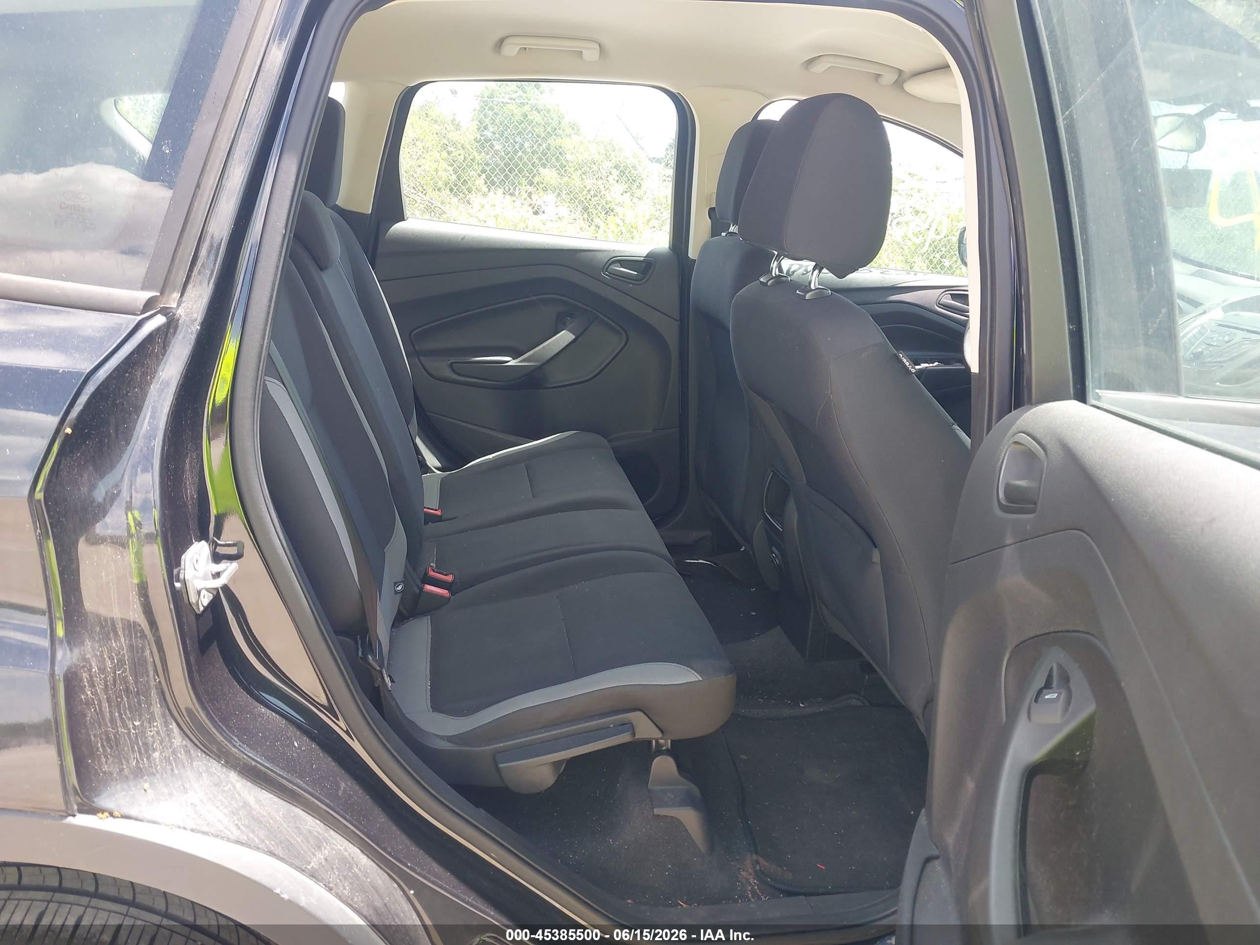 2014 Ford Escape S Black vin: 1FMCU0F74EUC17455