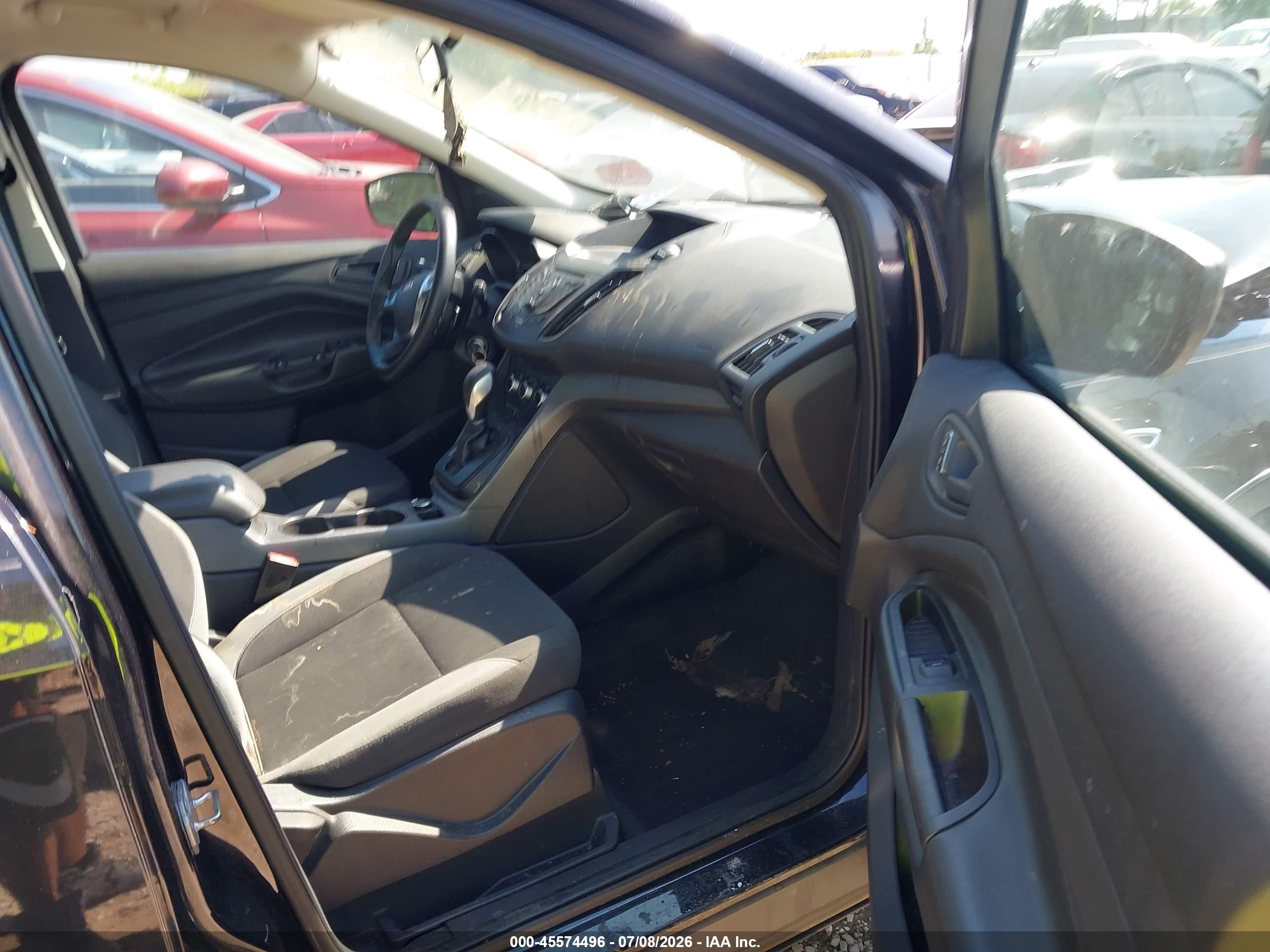 2014 Ford Escape S Black vin: 1FMCU0F74EUC28116