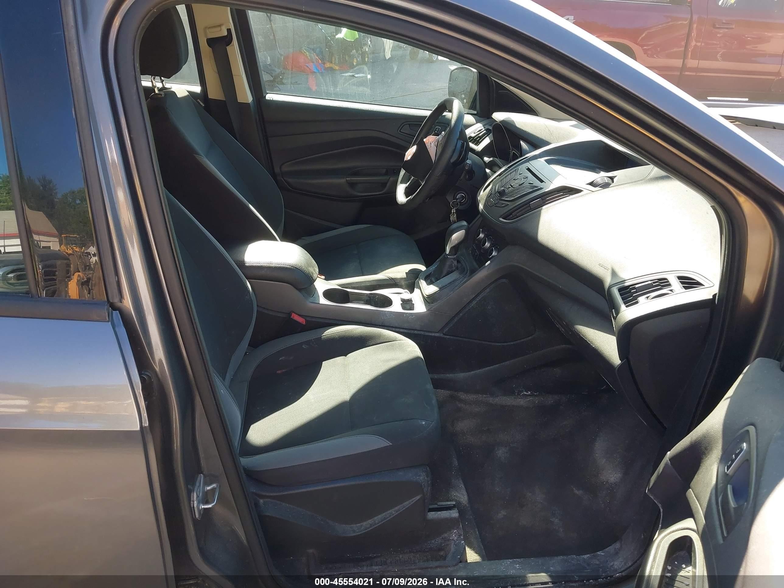 2014 Ford Escape S Gray vin: 1FMCU0F74EUC40685