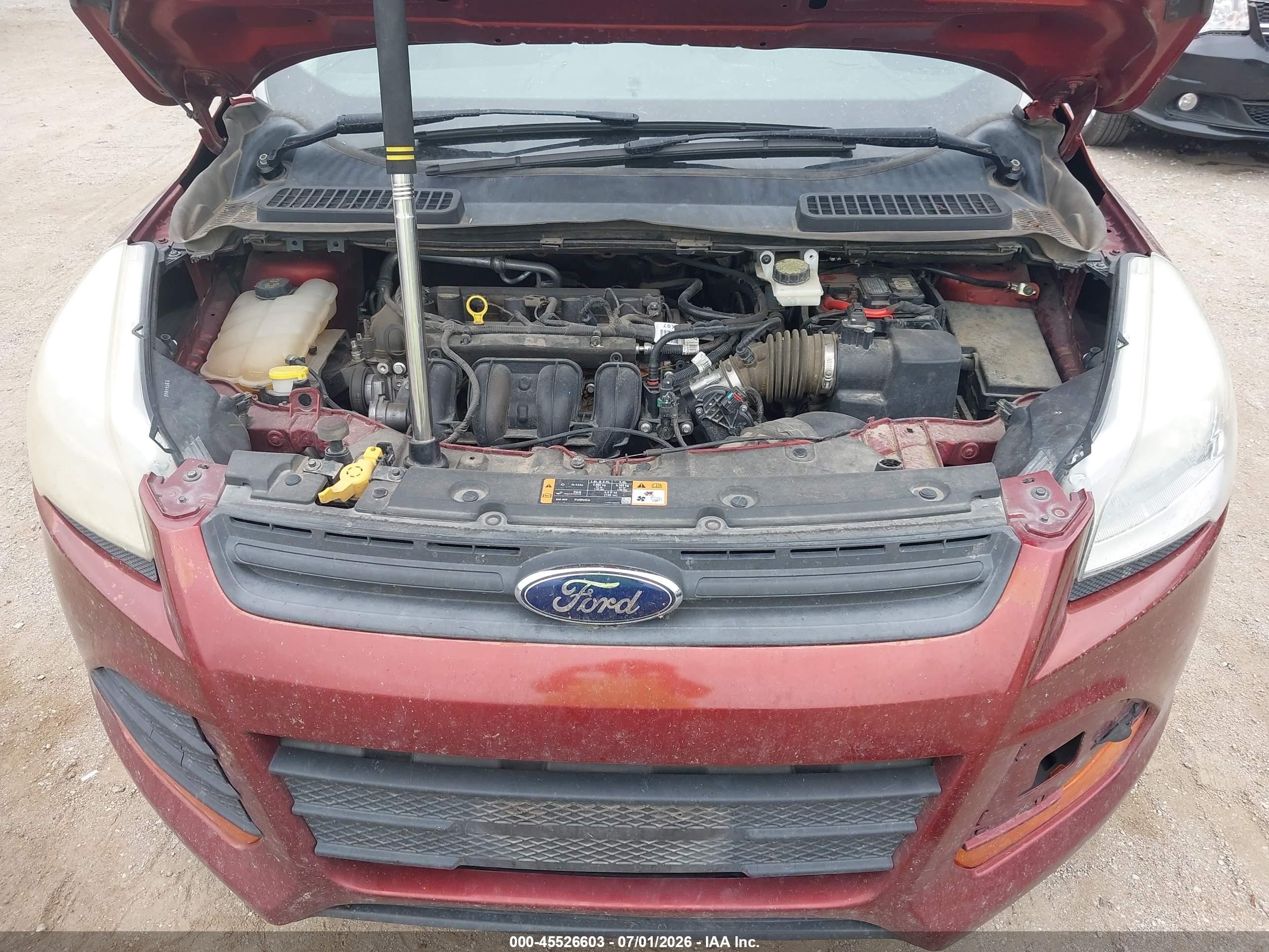 2014 Ford Escape S Оранжевый vin: 1FMCU0F74EUD17183