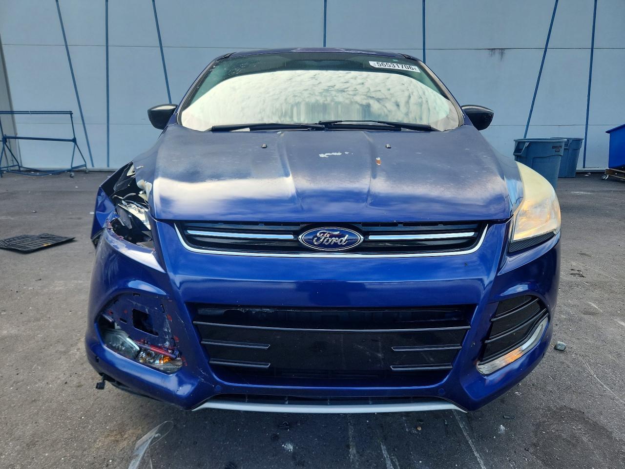 2014 Ford Escape S Blue vin: 1FMCU0F74EUD29592