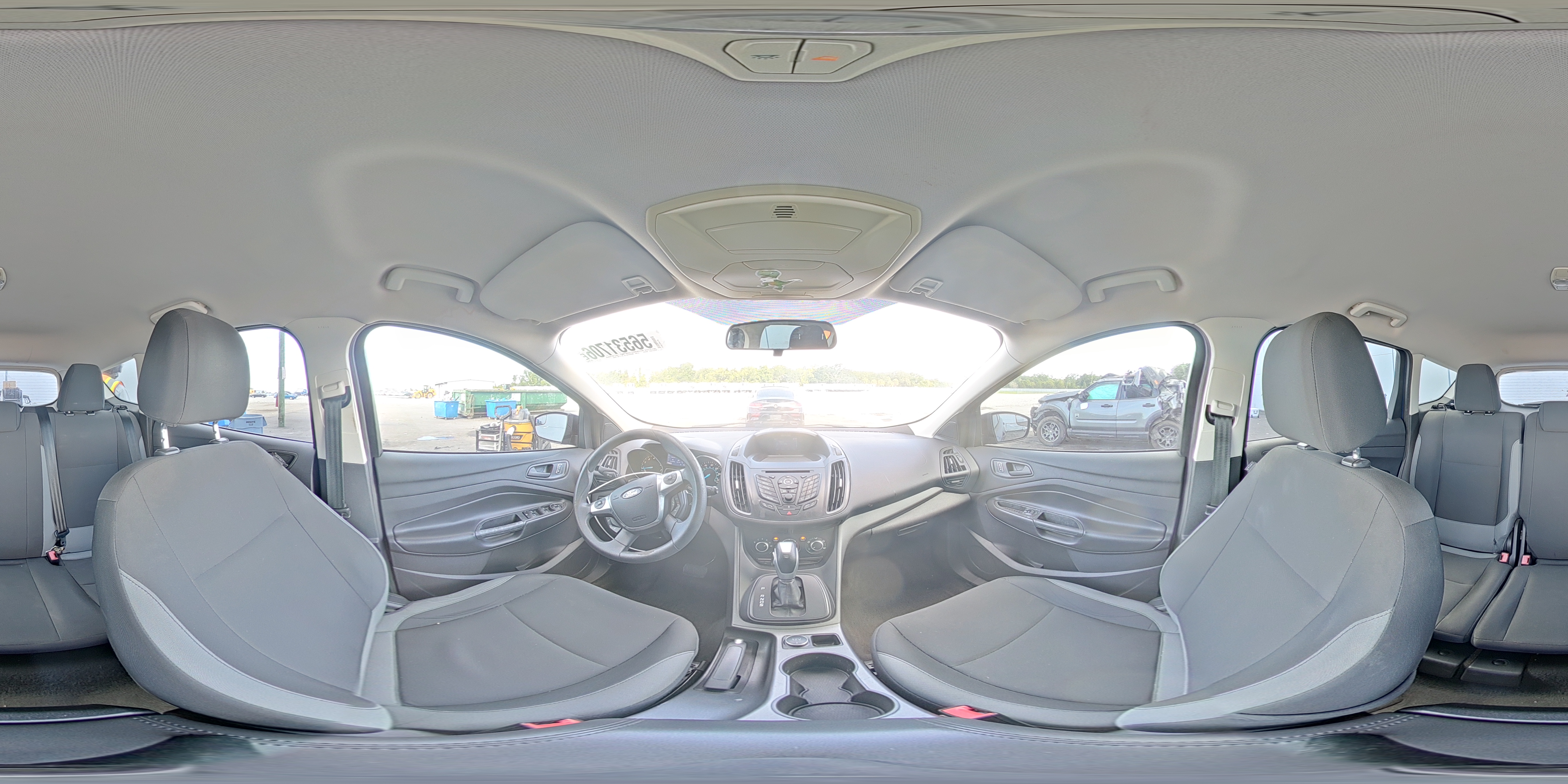 2014 Ford Escape S Blue vin: 1FMCU0F74EUD29592