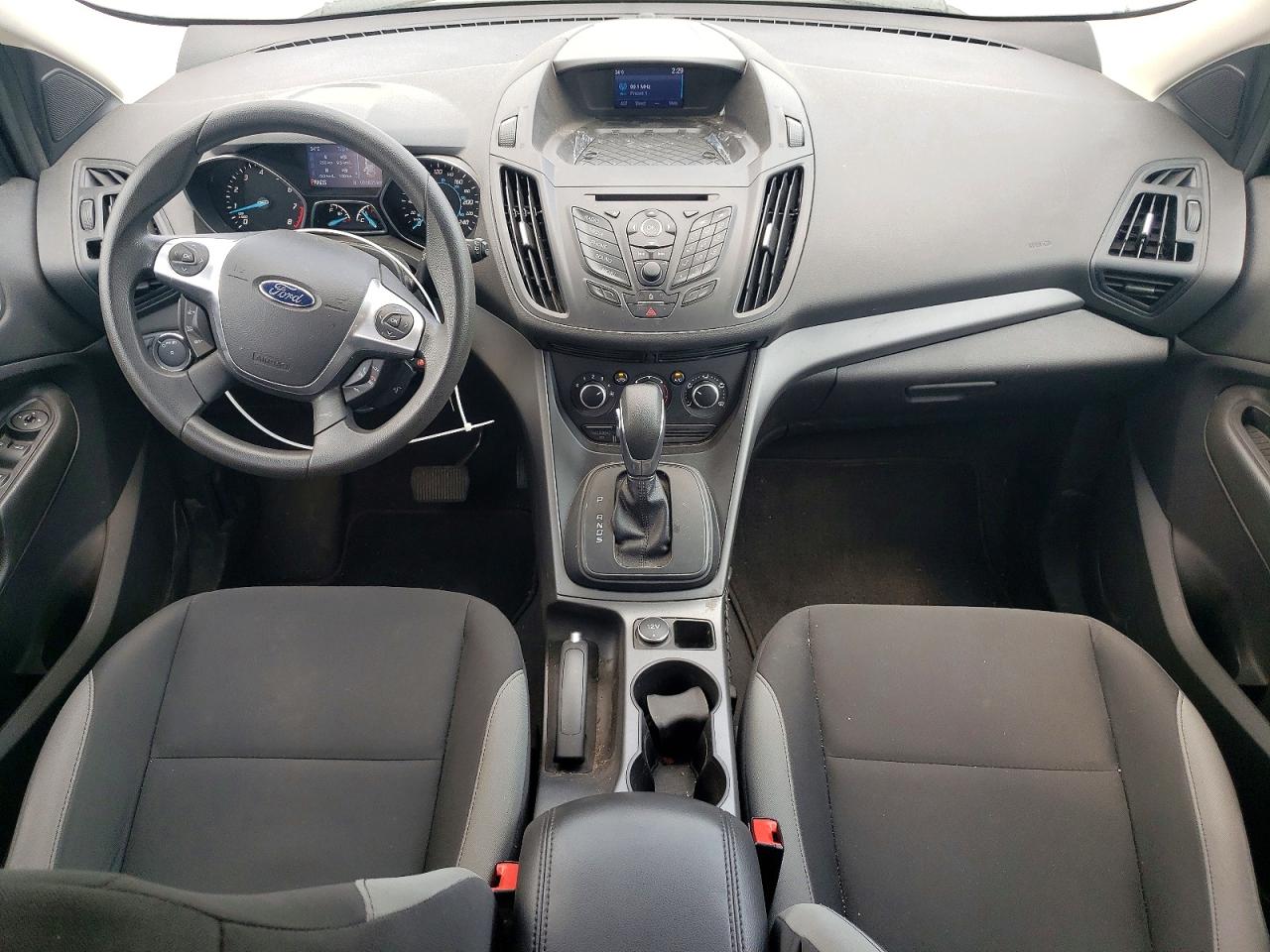 2014 Ford Escape S White vin: 1FMCU0F74EUD40382