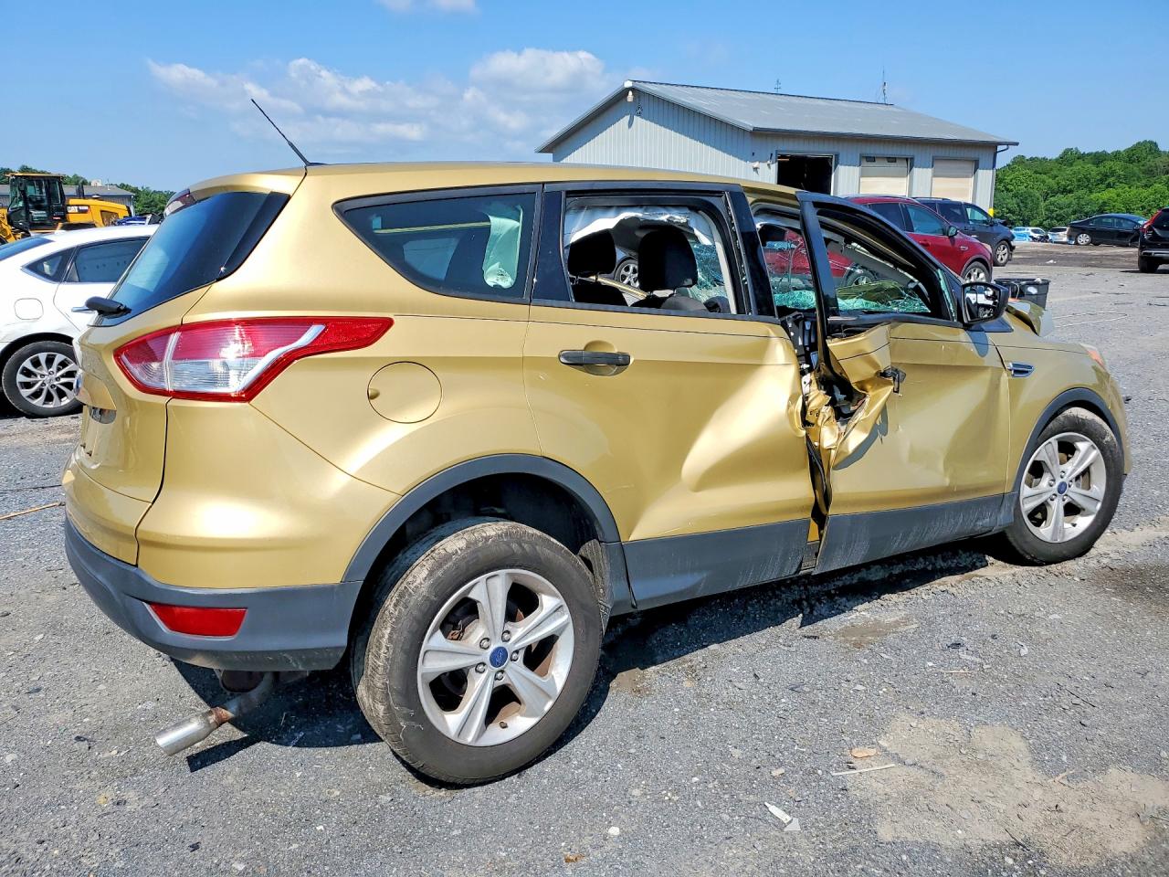 2014 Ford Escape S Gold vin: 1FMCU0F74EUD69977