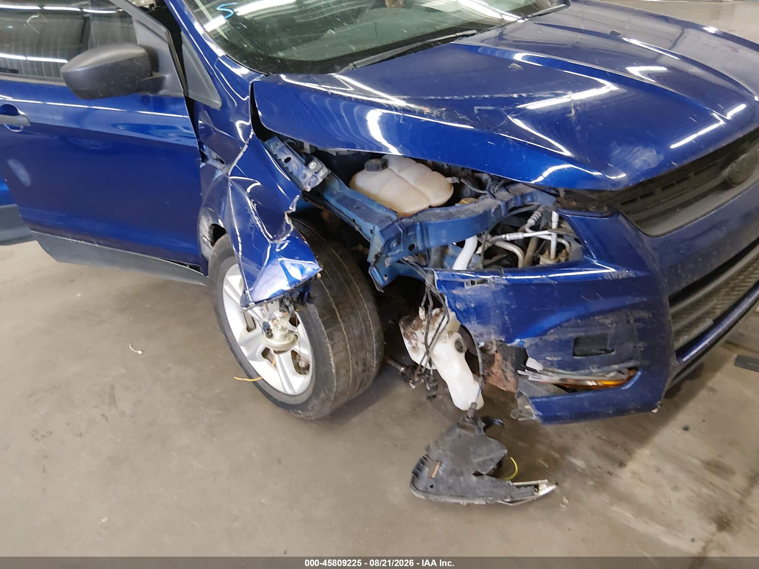 2014 Ford Escape S Blue vin: 1FMCU0F74EUE12861