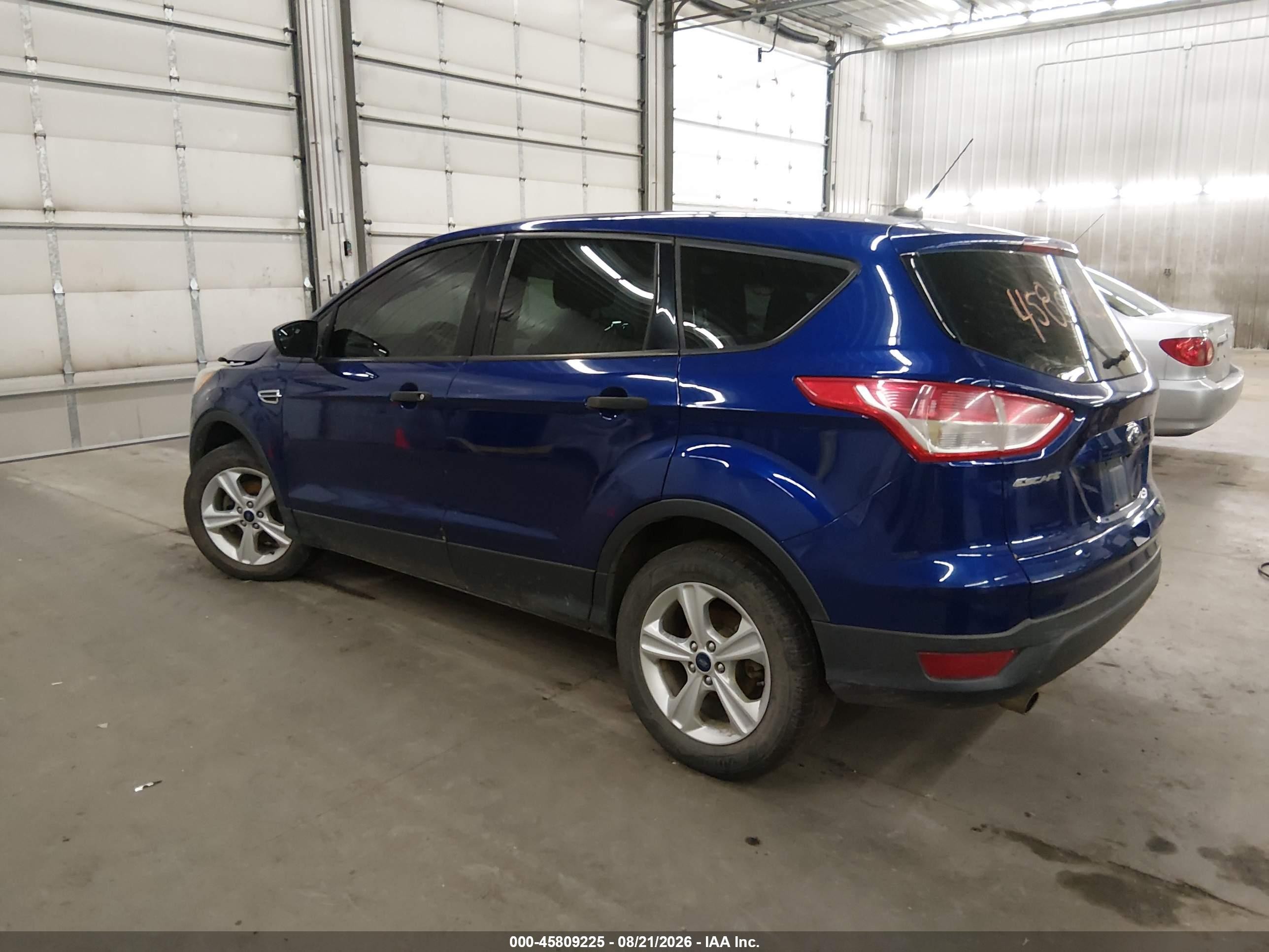 2014 Ford Escape S Blue vin: 1FMCU0F74EUE12861