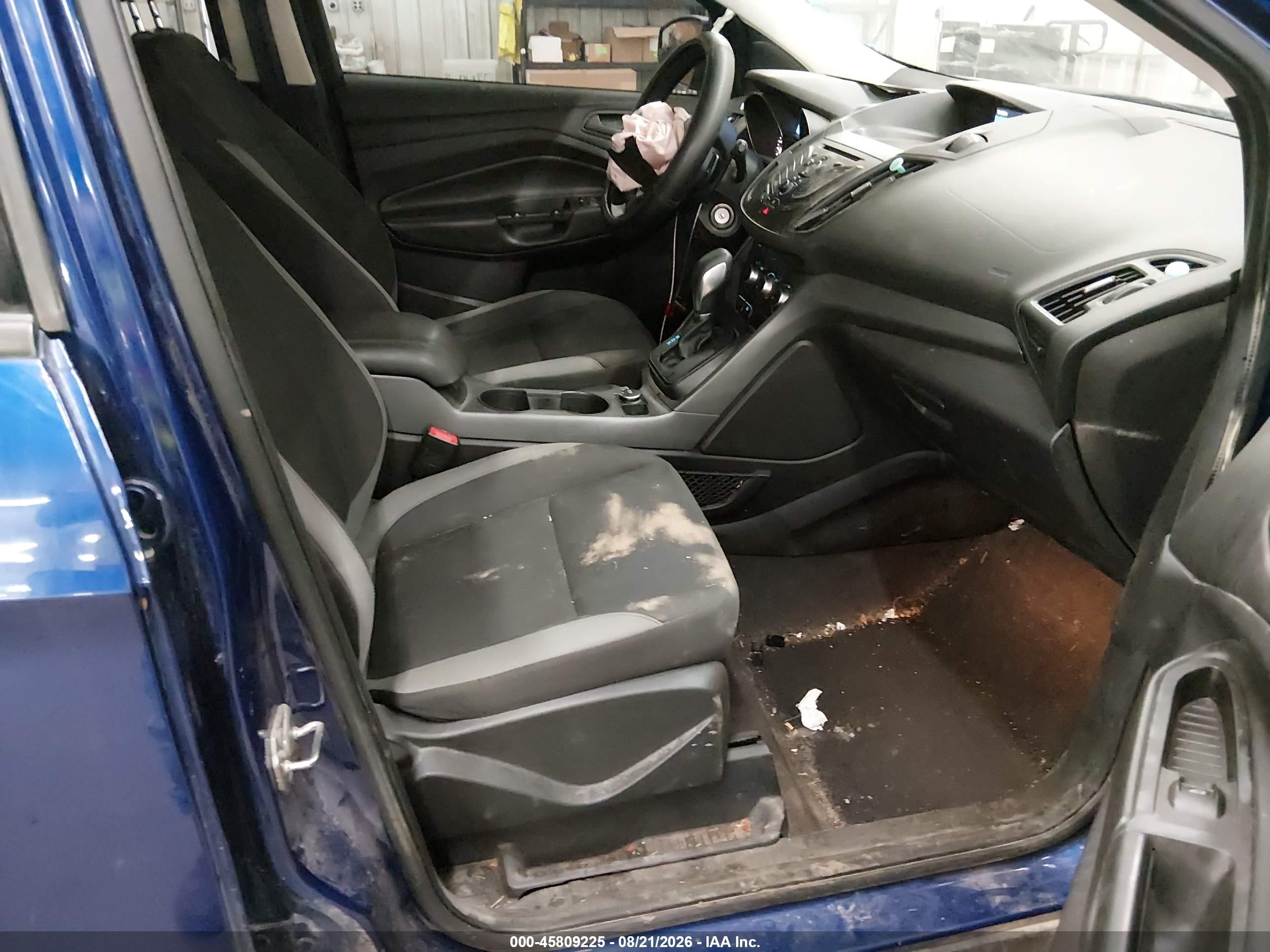 2014 Ford Escape S Blue vin: 1FMCU0F74EUE12861
