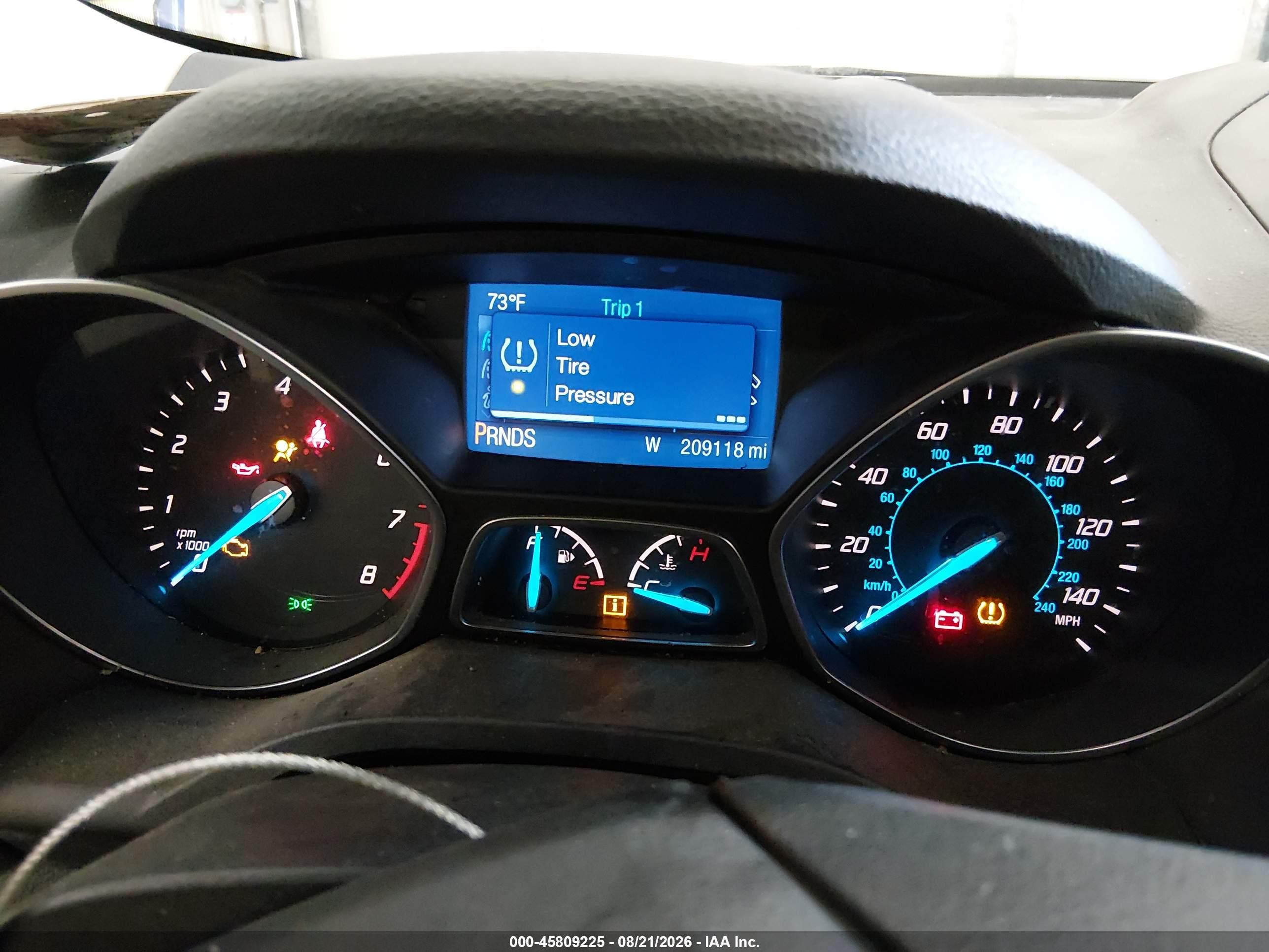 2014 Ford Escape S Blue vin: 1FMCU0F74EUE12861