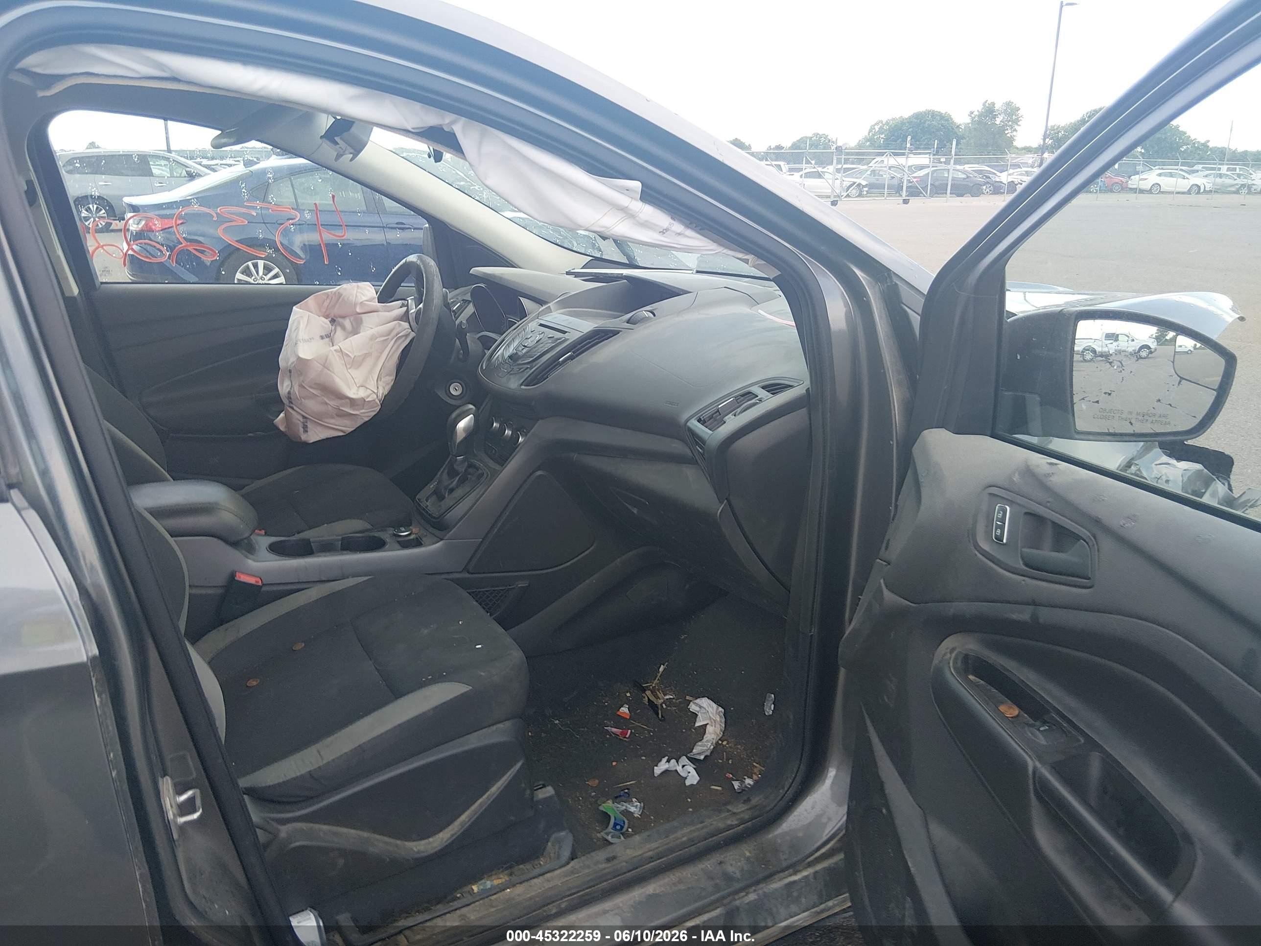 2014 Ford Escape S Gray vin: 1FMCU0F74EUE13329