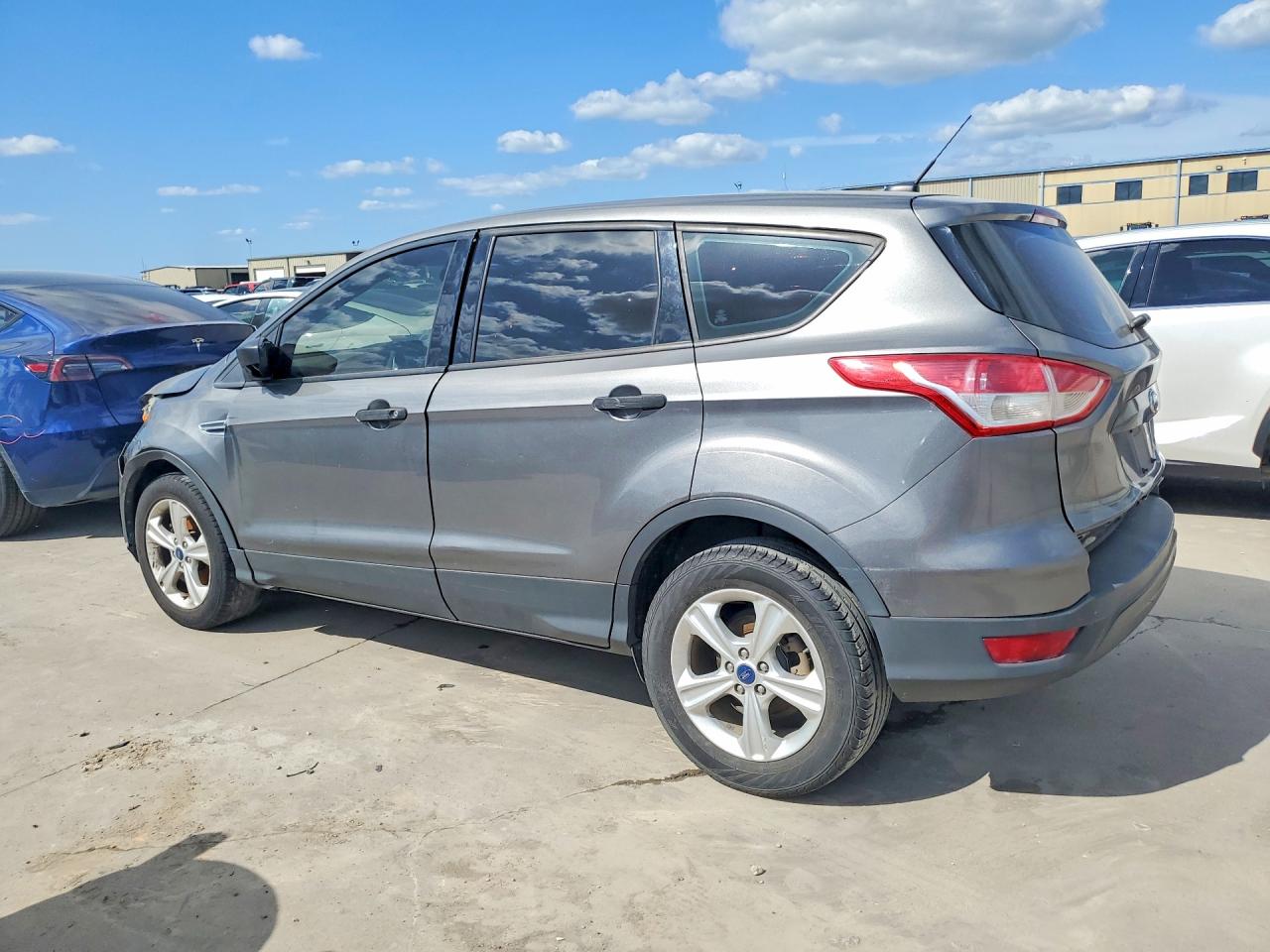 2014 Ford Escape S Gray vin: 1FMCU0F74EUE25822