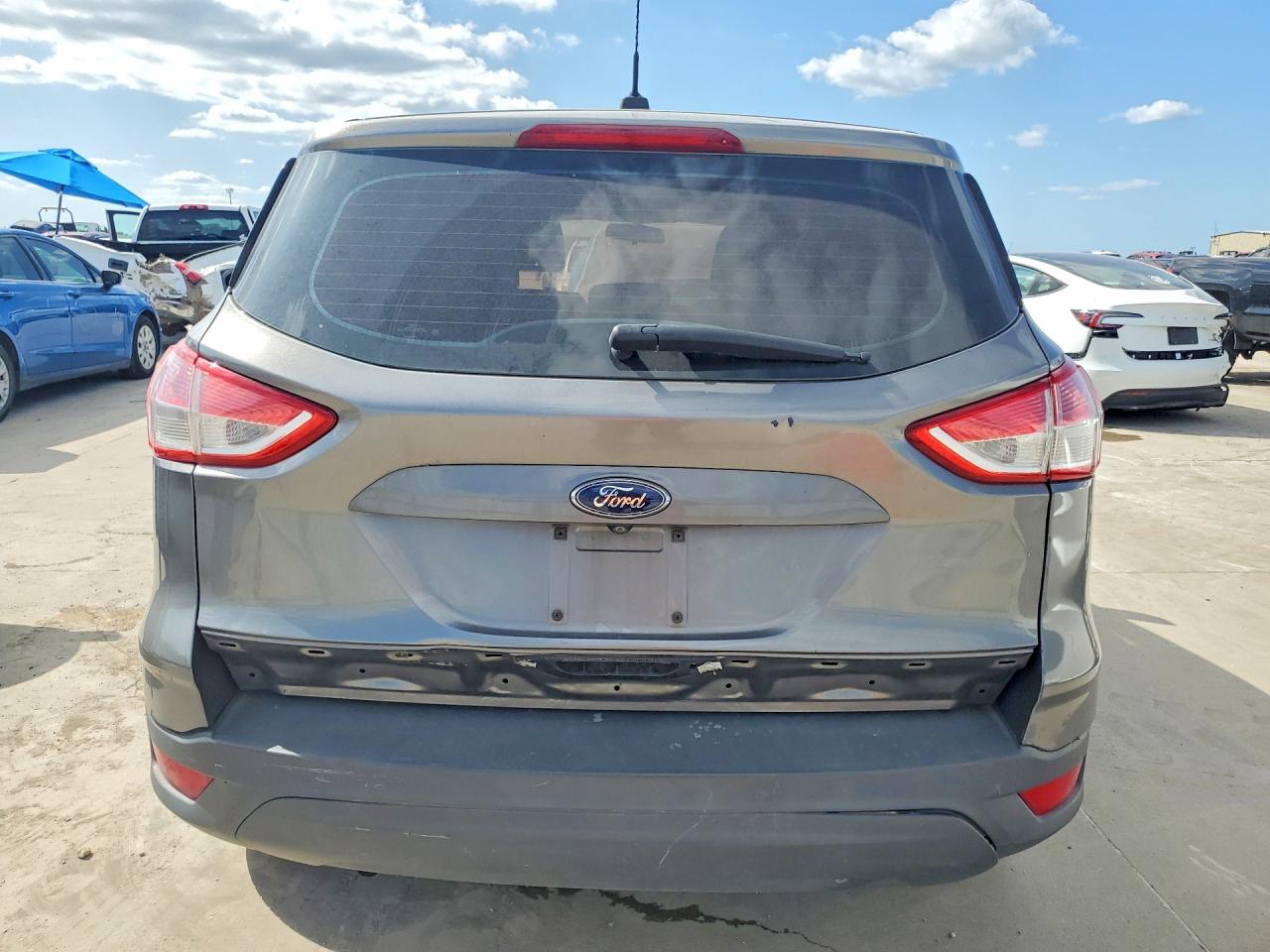 2014 Ford Escape S Gray vin: 1FMCU0F74EUE25822