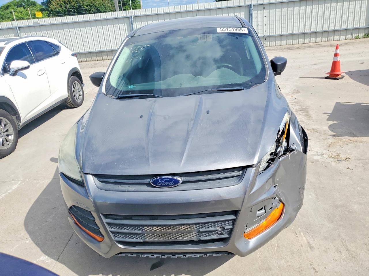 2014 Ford Escape S Gray vin: 1FMCU0F74EUE25822