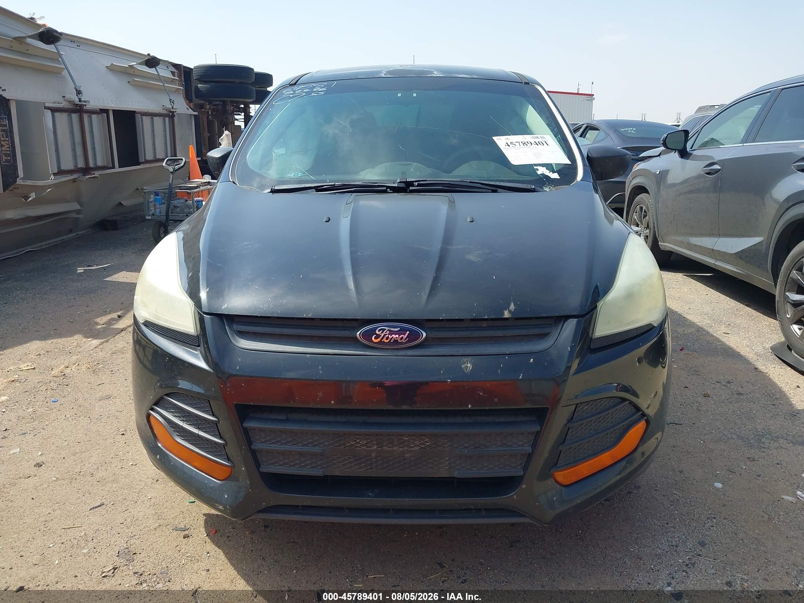 2014 Ford Escape S Черный vin: 1FMCU0F74EUE31605