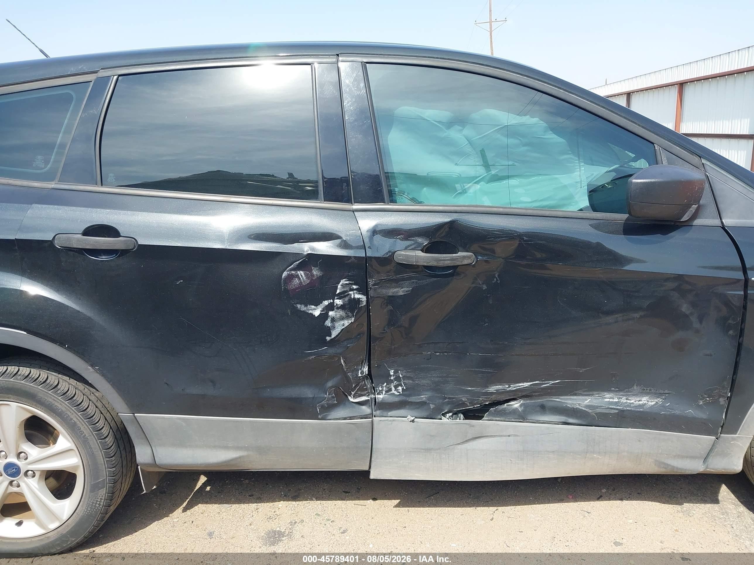 2014 Ford Escape S Черный vin: 1FMCU0F74EUE31605