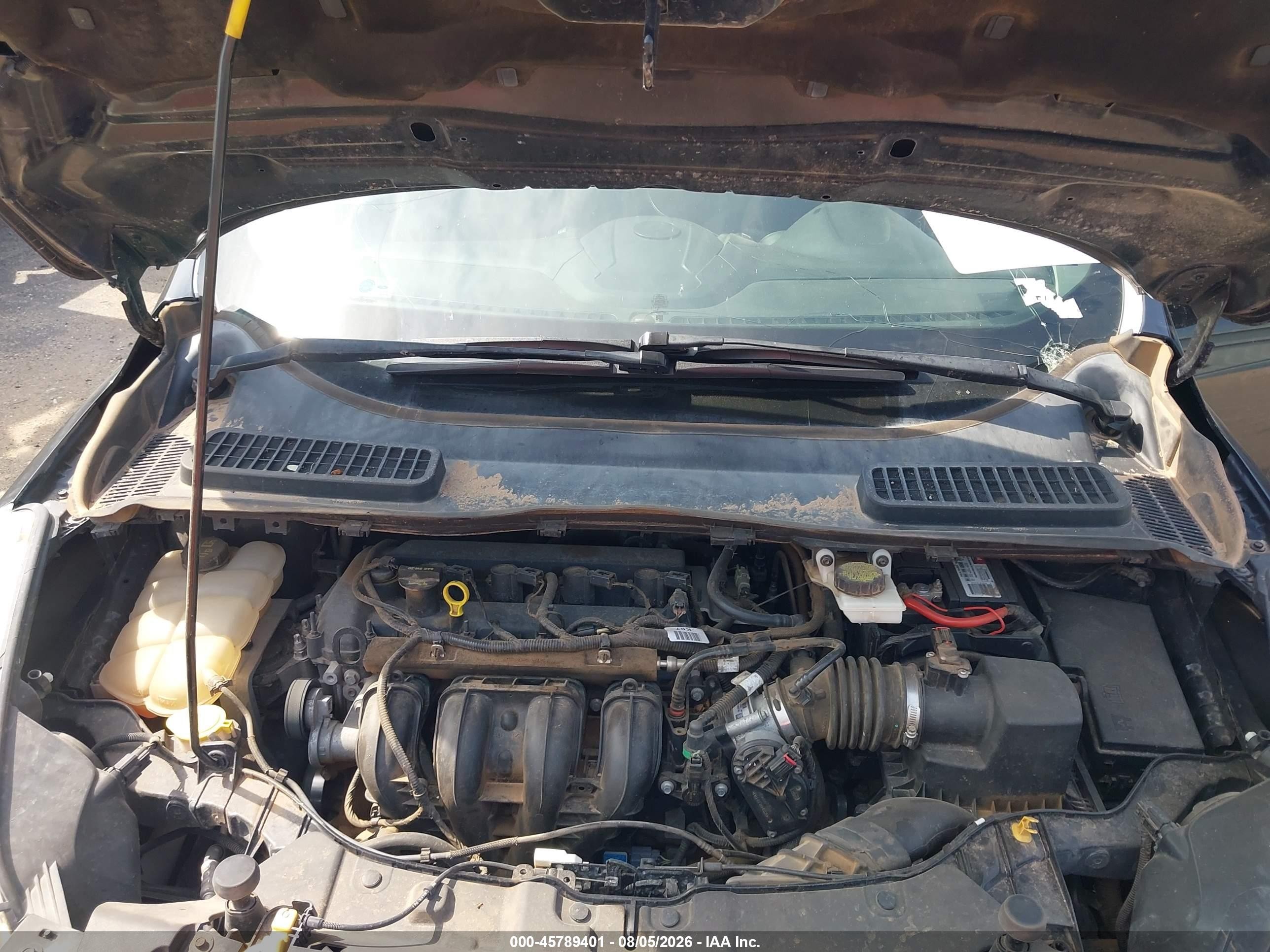 2014 Ford Escape S Черный vin: 1FMCU0F74EUE31605