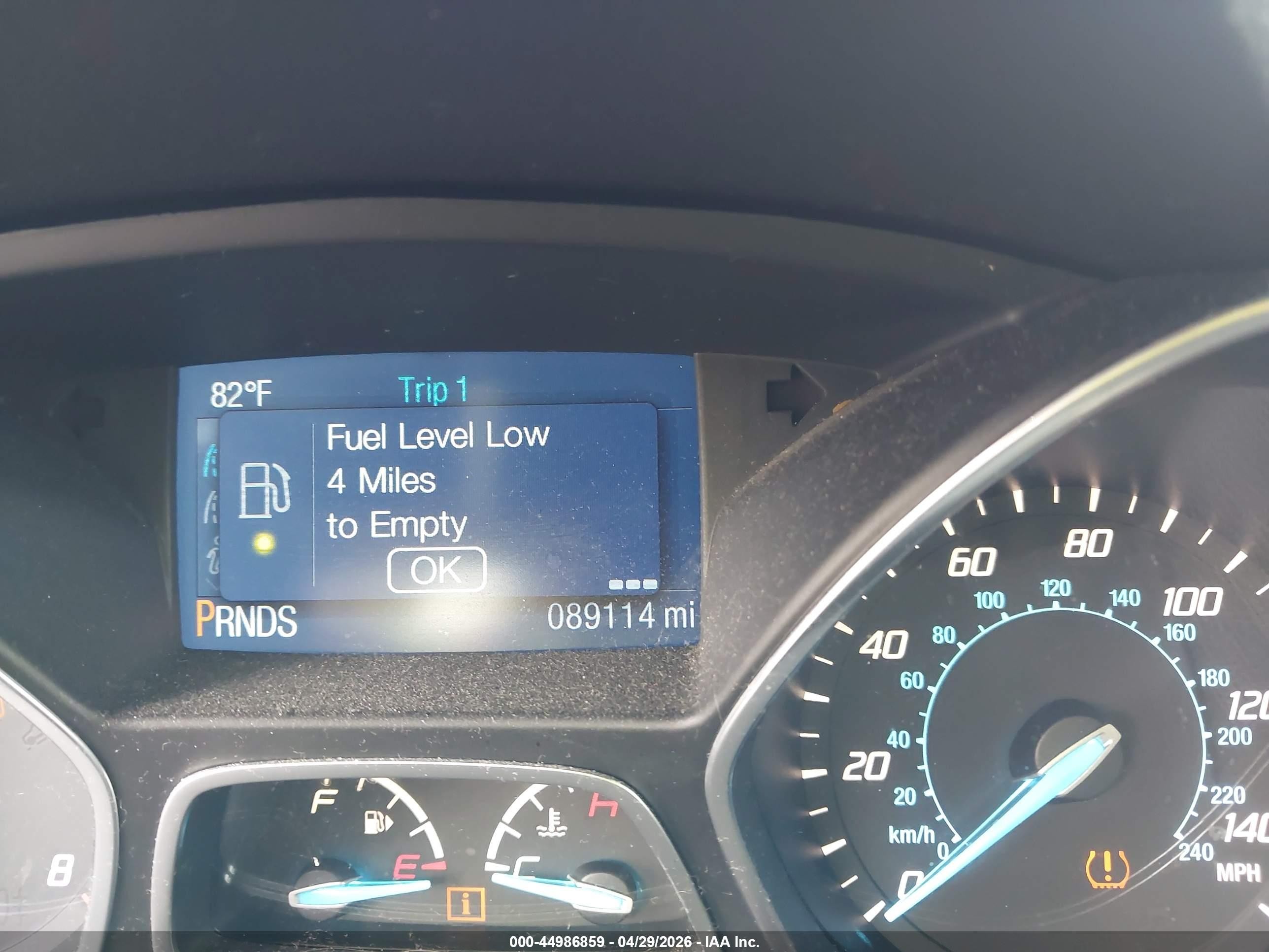 2014 Ford Escape S White vin: 1FMCU0F74EUE53667