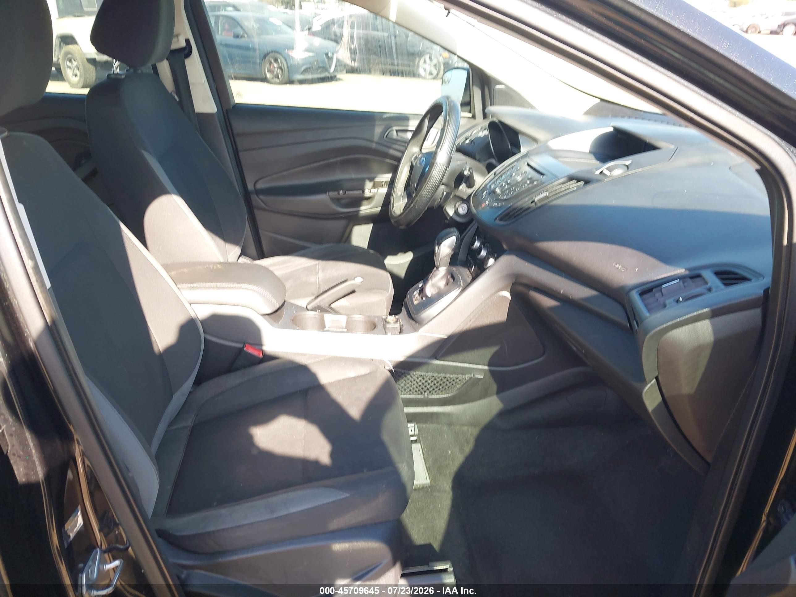 2014 Ford Escape S Black vin: 1FMCU0F74EUE53698