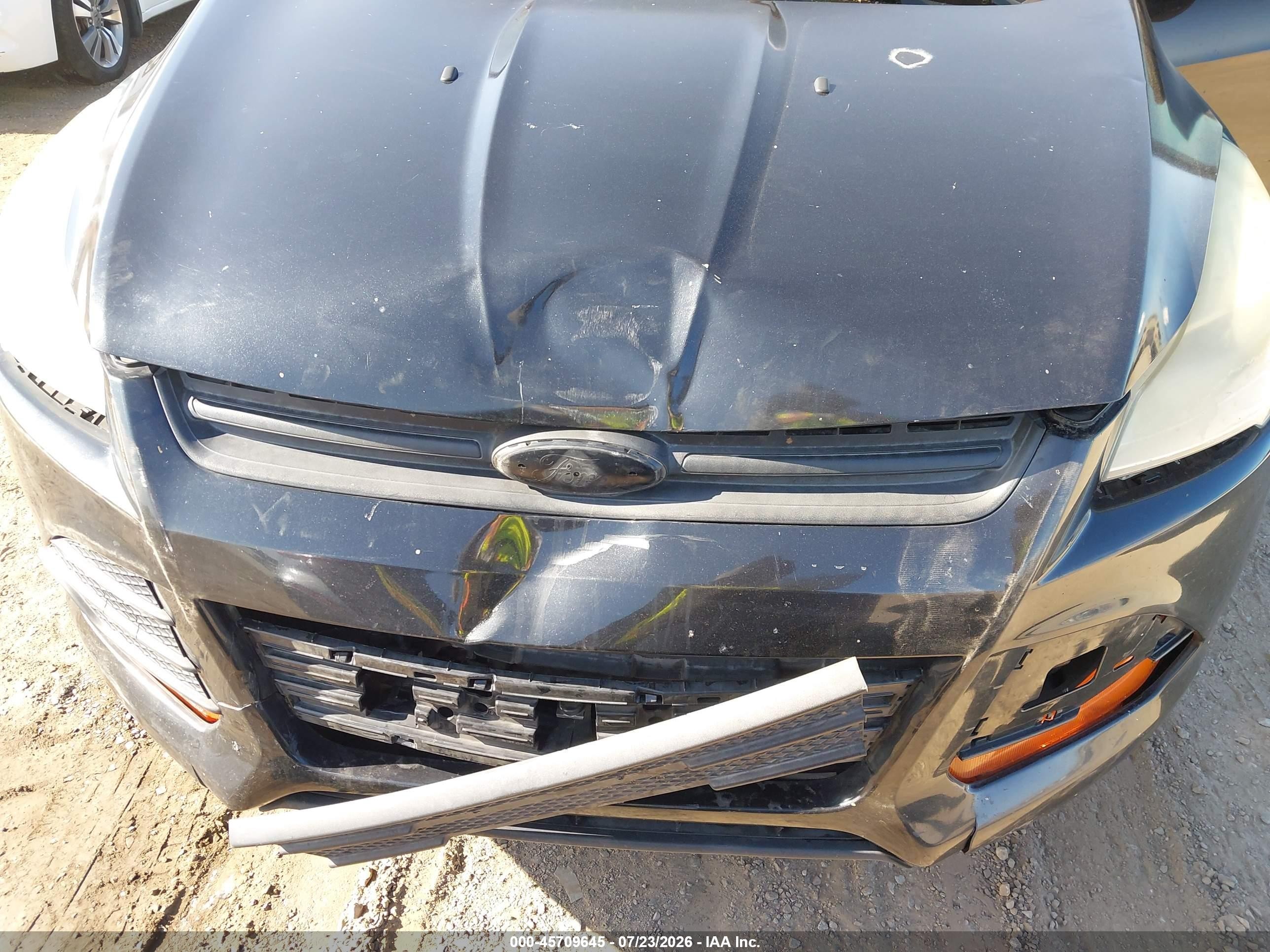 2014 Ford Escape S Black vin: 1FMCU0F74EUE53698