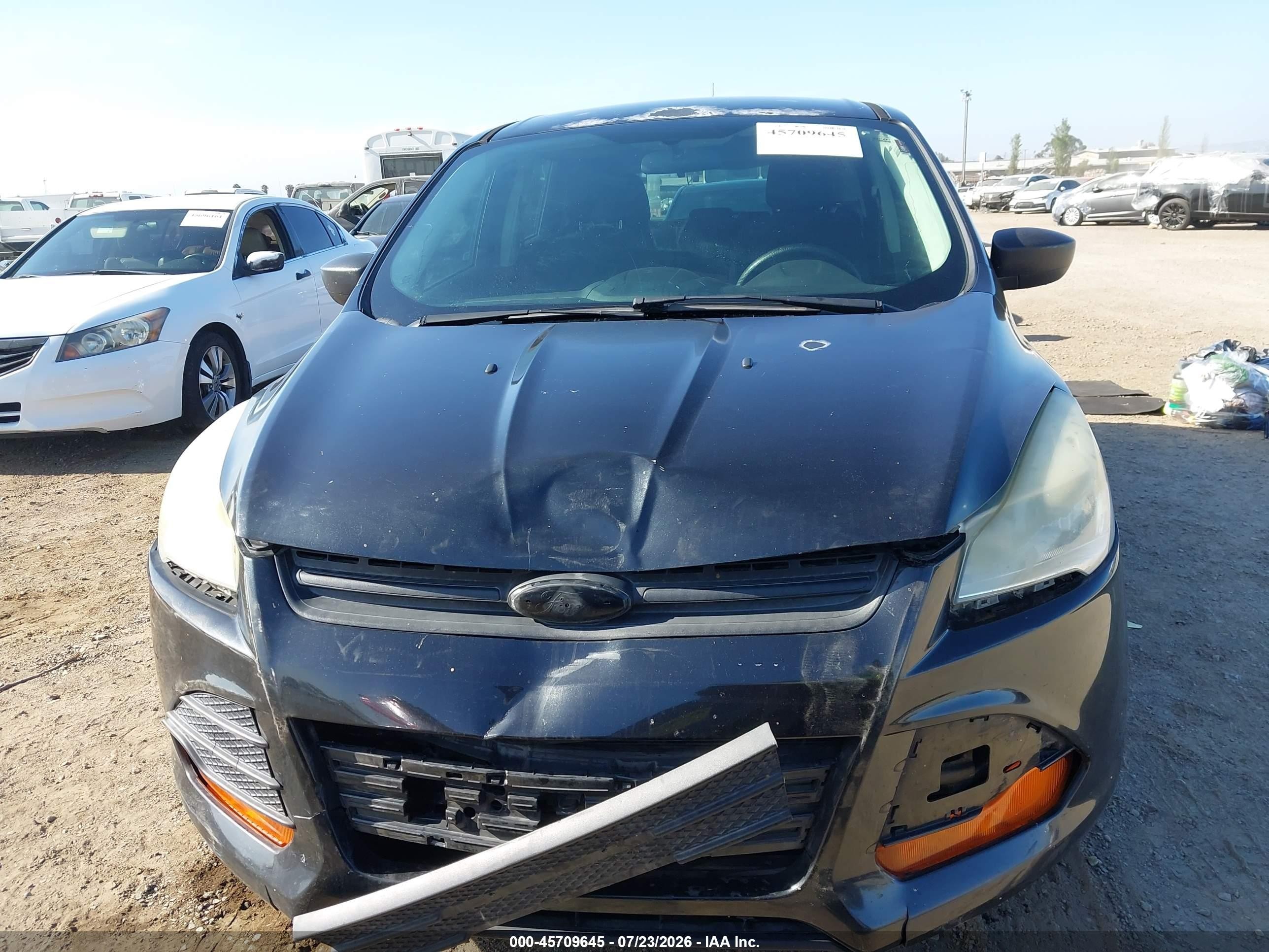 2014 Ford Escape S Black vin: 1FMCU0F74EUE53698