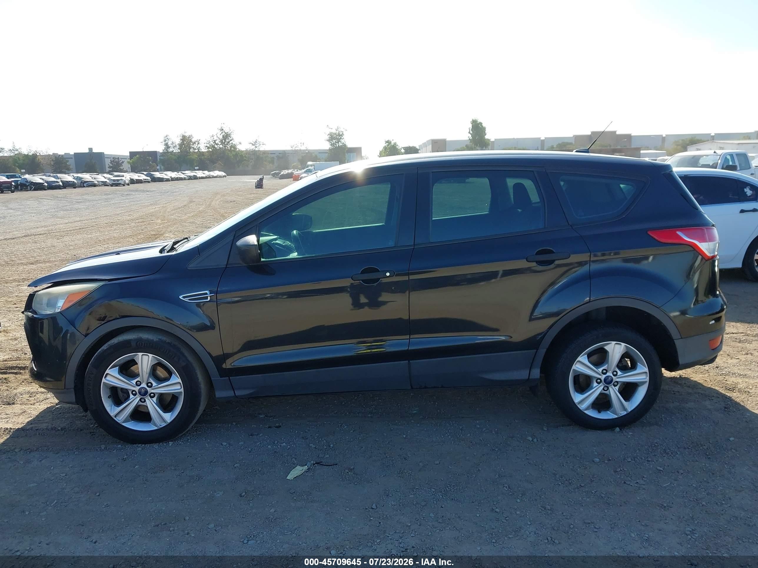 2014 Ford Escape S Black vin: 1FMCU0F74EUE53698