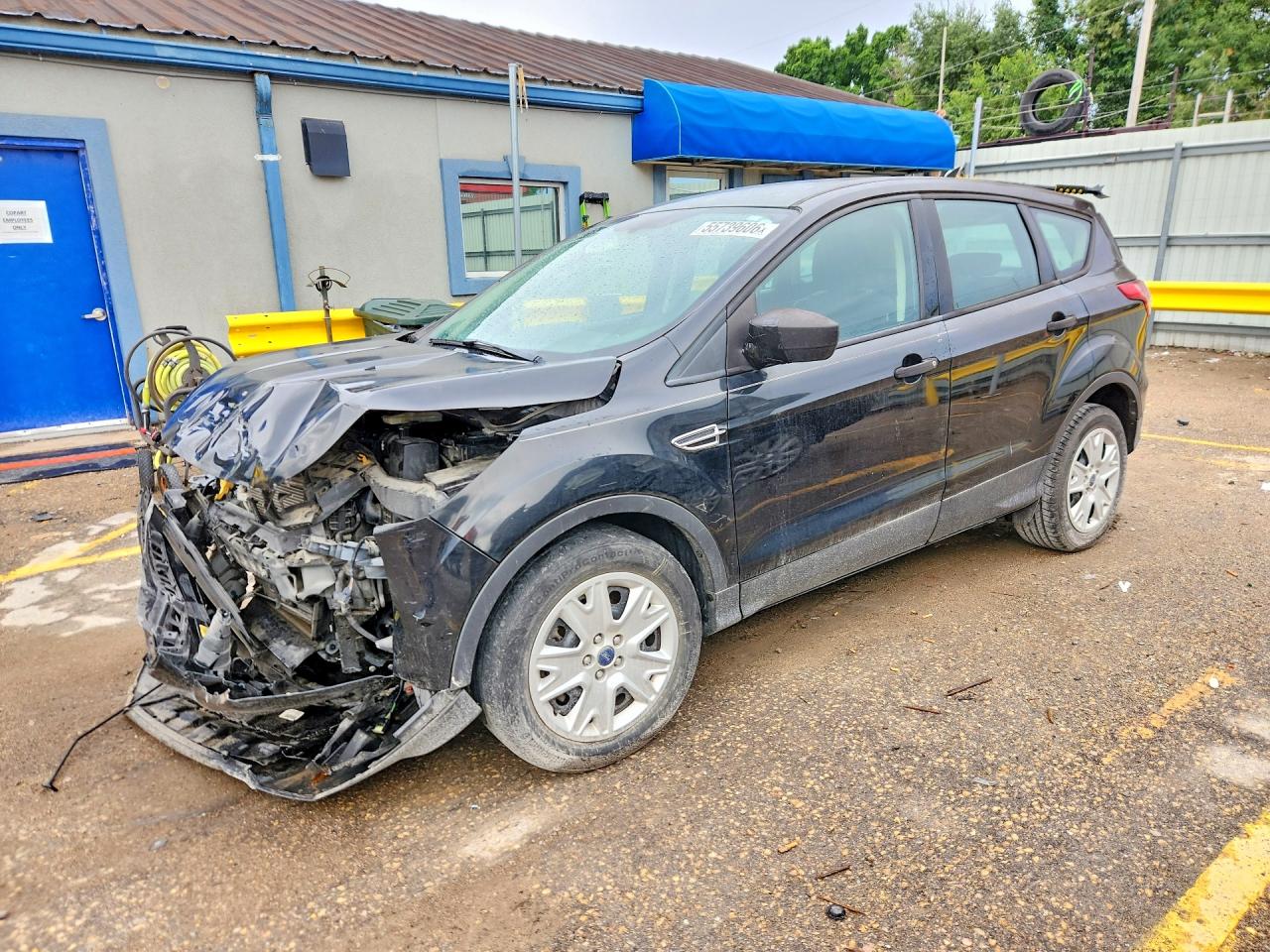 2015 Ford Escape S Black vin: 1FMCU0F74FUA14714