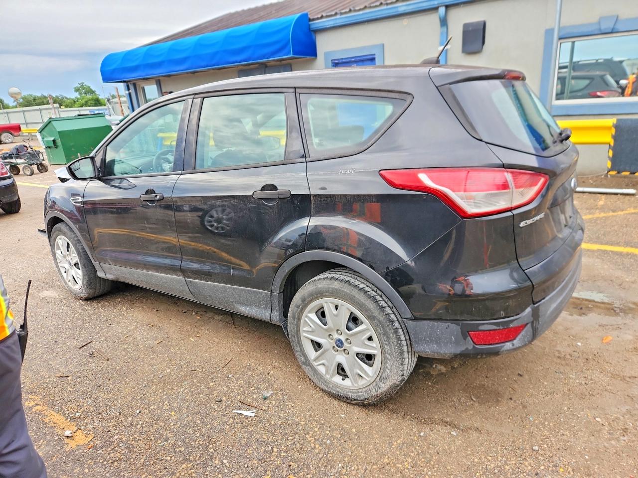 2015 Ford Escape S Black vin: 1FMCU0F74FUA14714