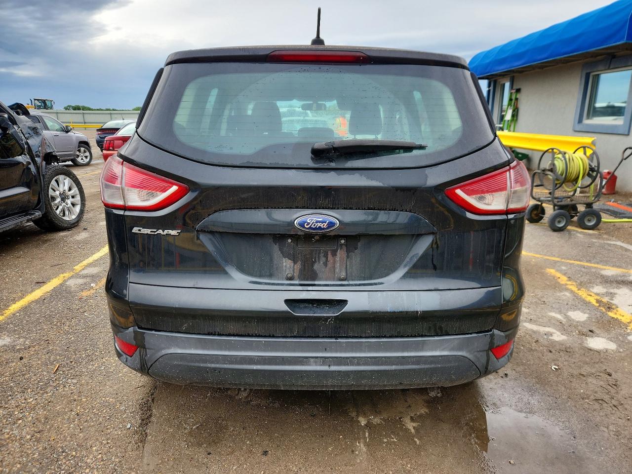 2015 Ford Escape S Black vin: 1FMCU0F74FUA14714
