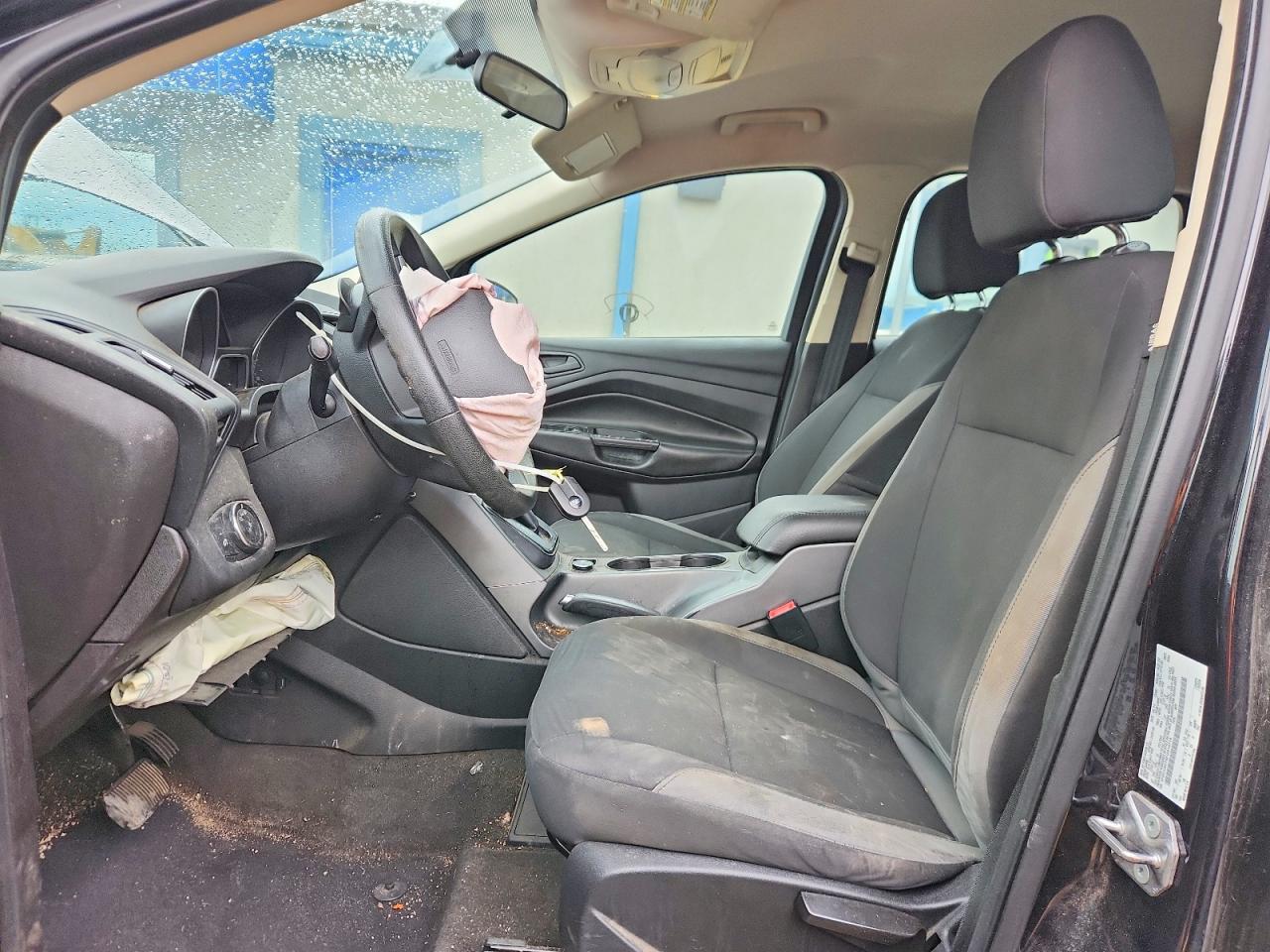 2015 Ford Escape S Black vin: 1FMCU0F74FUA14714