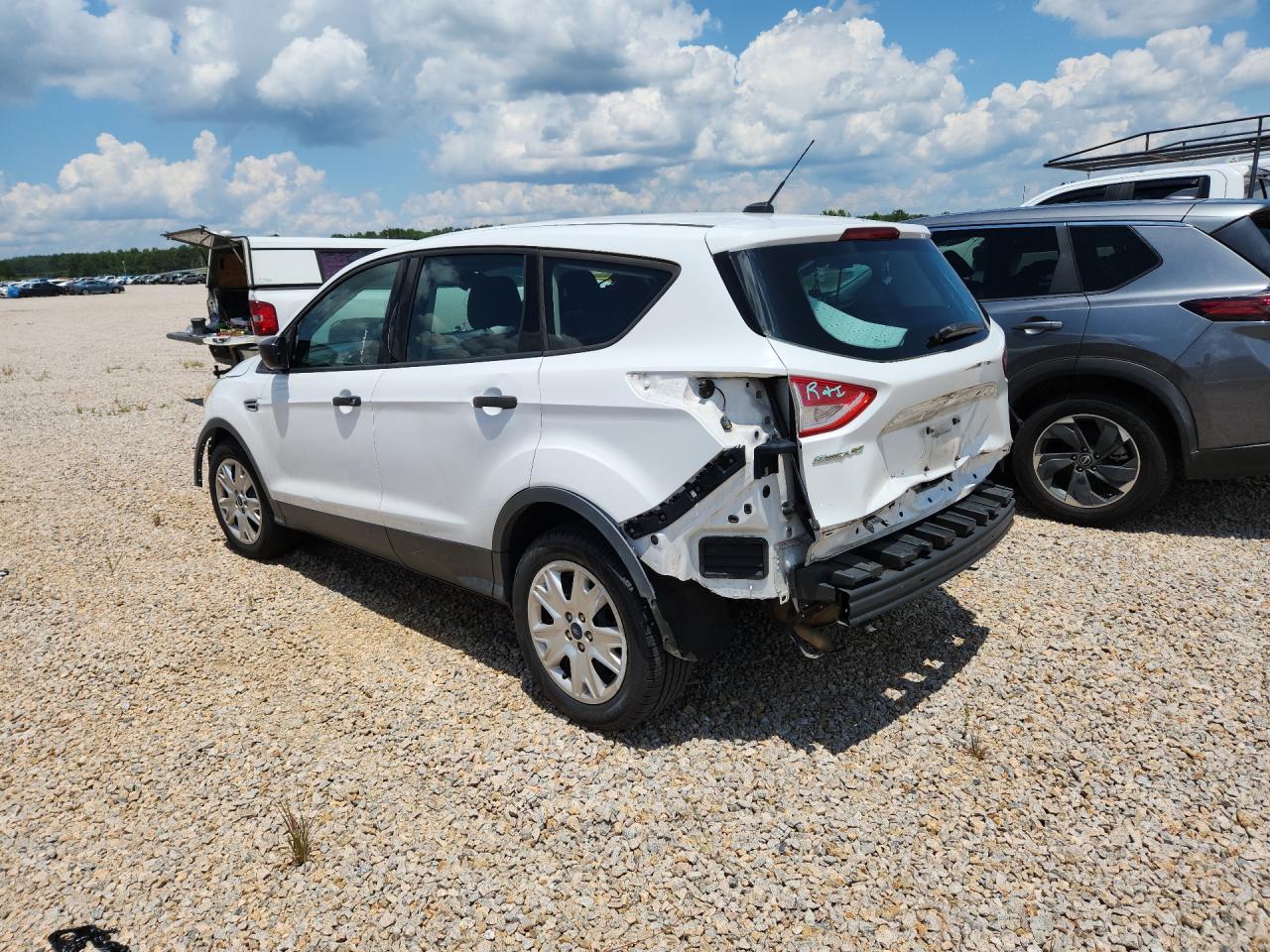 2015 Ford Escape S White vin: 1FMCU0F74FUA54047