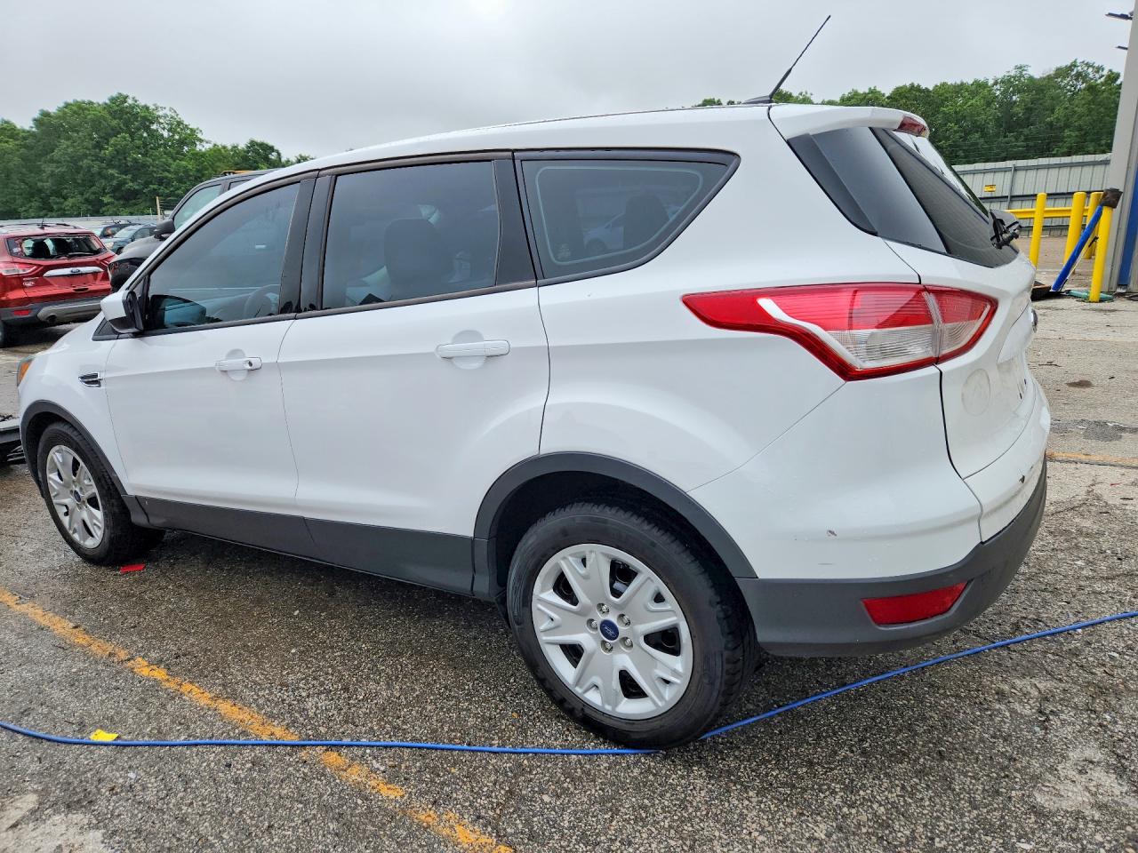 2015 Ford Escape White vin: 1FMCU0F74FUA91518