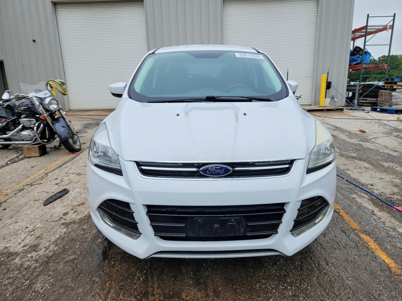 2015 Ford Escape White vin: 1FMCU0F74FUA91518