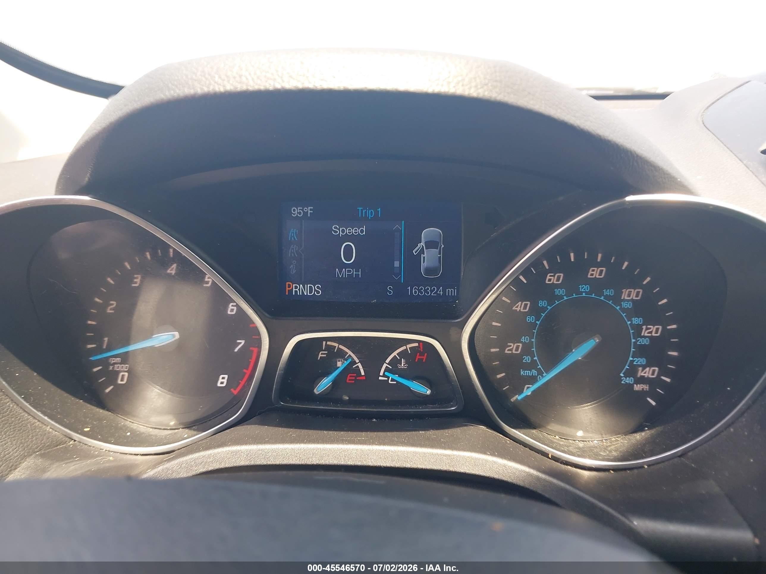 2015 Ford Escape S Silver vin: 1FMCU0F74FUC19837