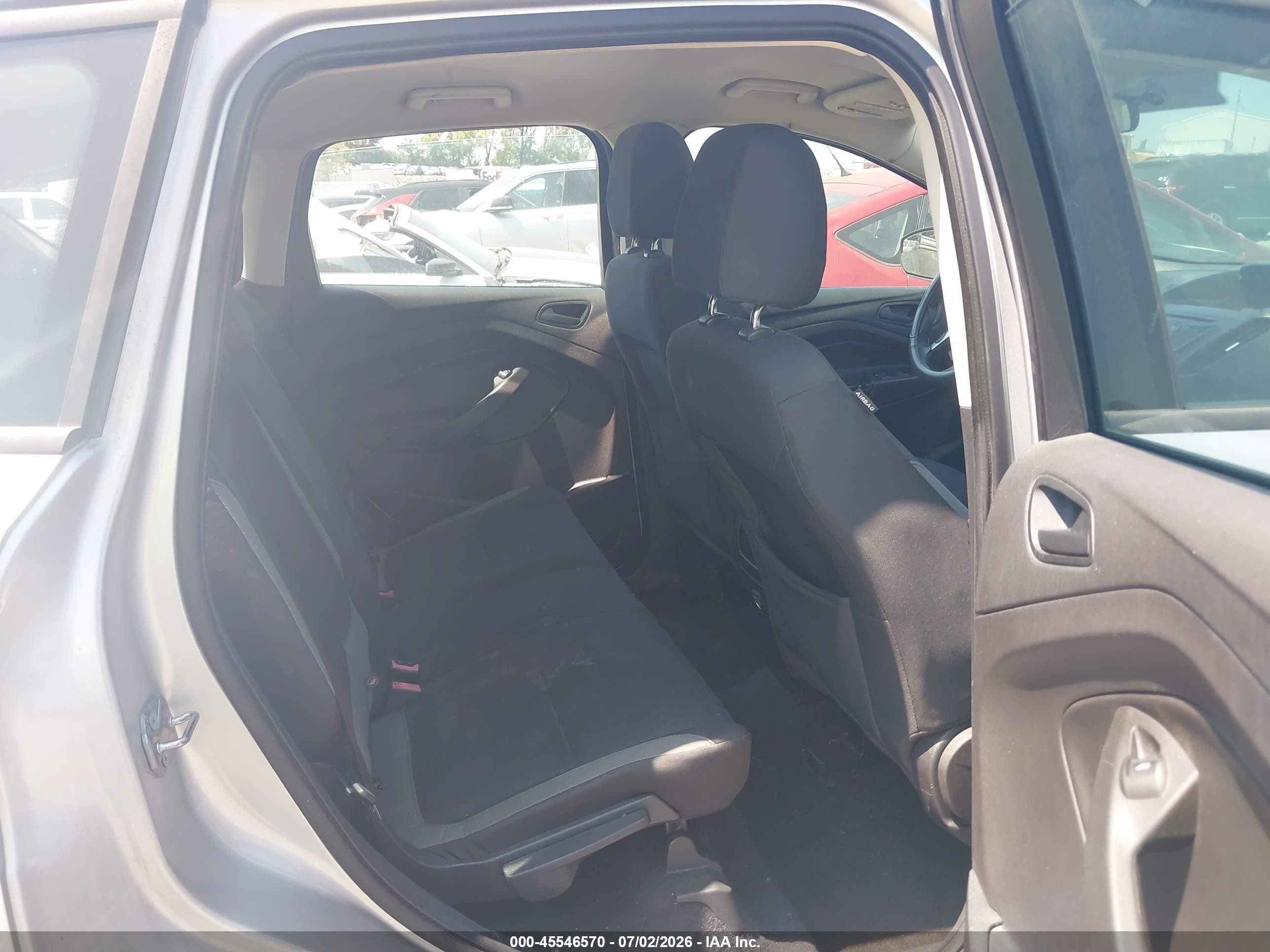 2015 Ford Escape S Silver vin: 1FMCU0F74FUC19837