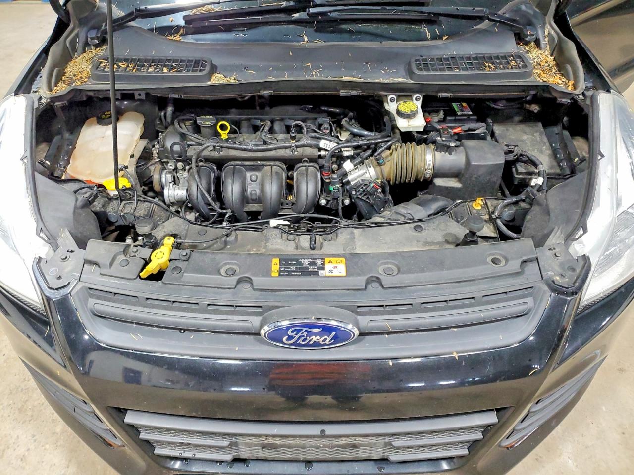 2015 Ford Escape S Black vin: 1FMCU0F74FUC36184