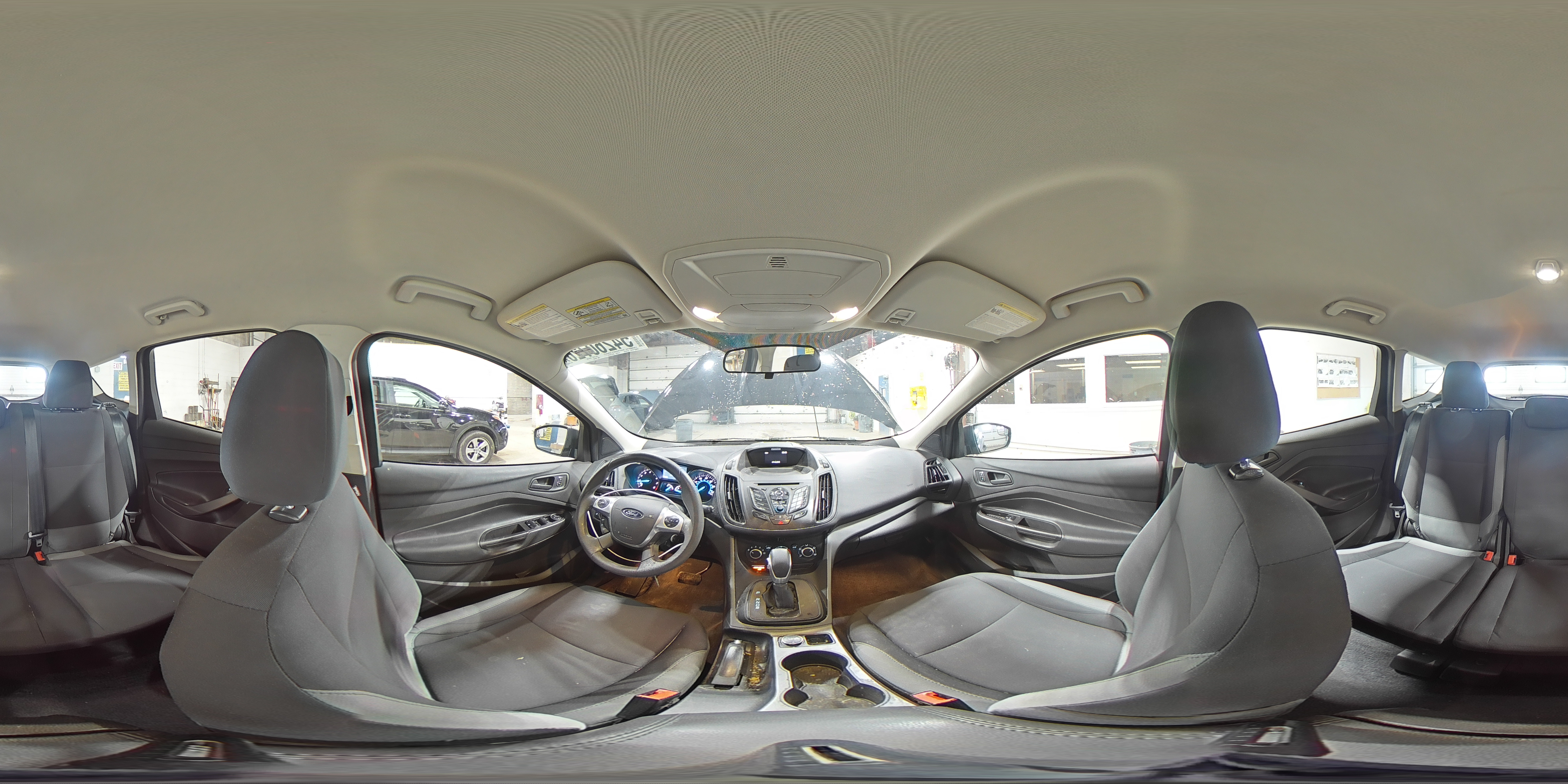 2015 Ford Escape S Black vin: 1FMCU0F74FUC36184