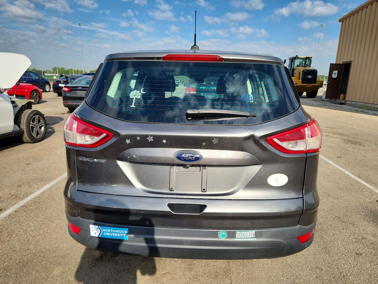 2015 Ford Escape S Серый vin: 1FMCU0F74FUC58881