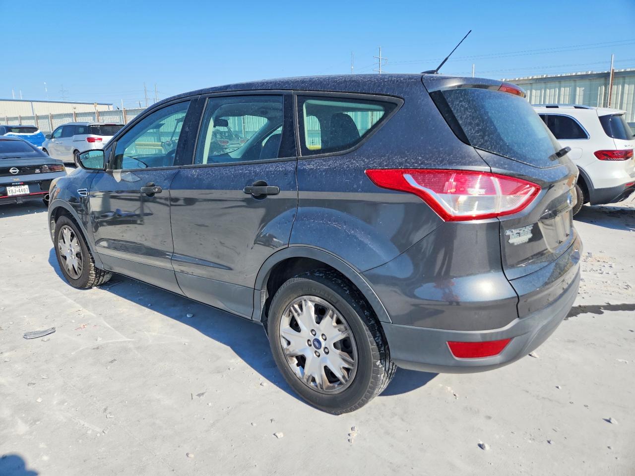 2015 Ford Escape S Gray vin: 1FMCU0F74FUC78287