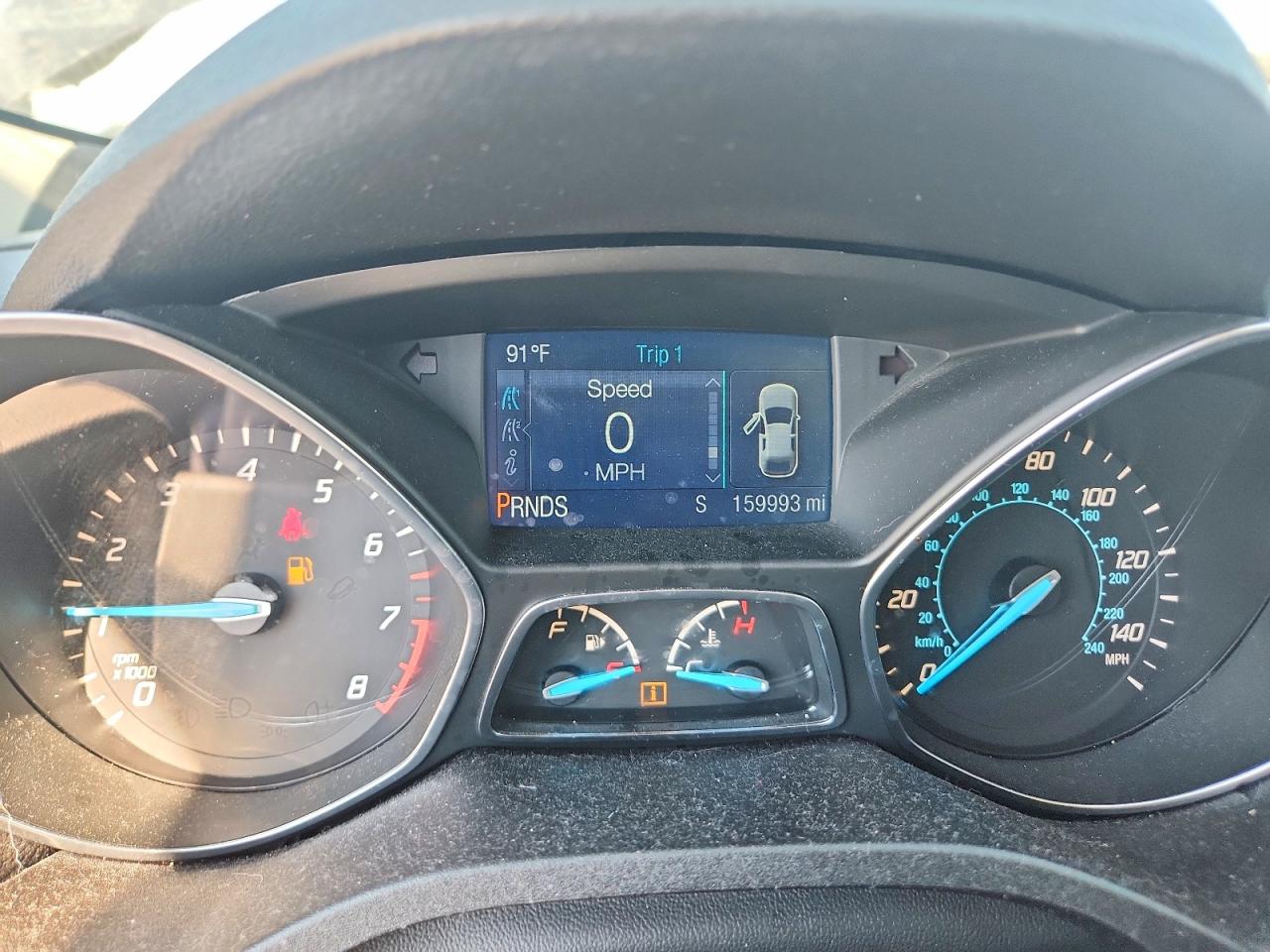 2015 Ford Escape S Gray vin: 1FMCU0F74FUC78287
