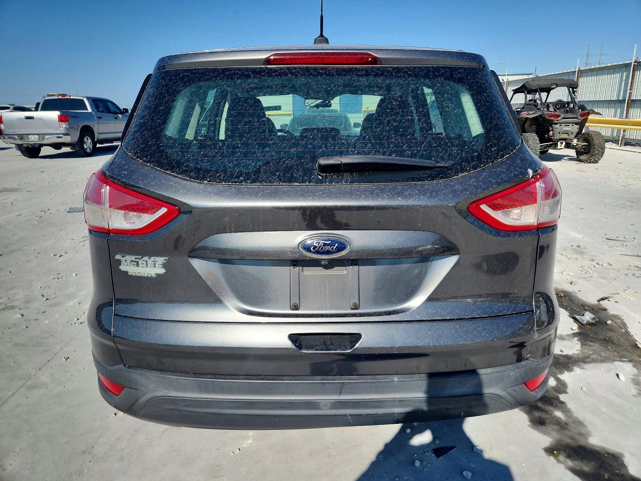 2015 Ford Escape S Gray vin: 1FMCU0F74FUC78287