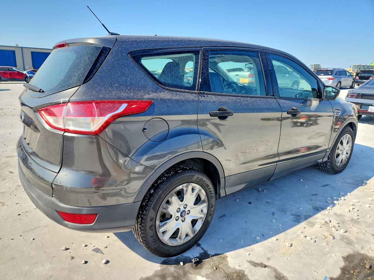 2015 Ford Escape S Gray vin: 1FMCU0F74FUC78287
