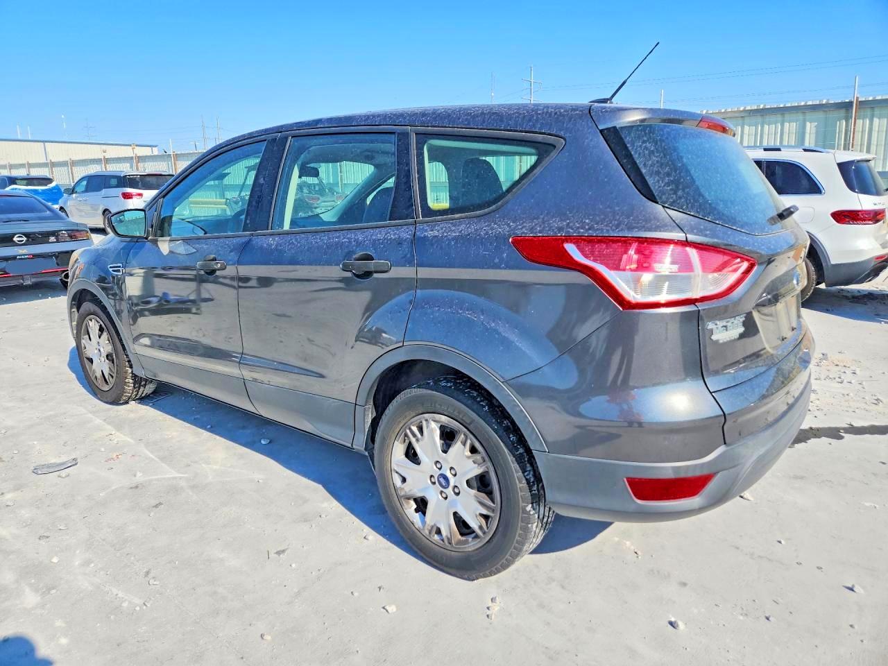 2015 Ford Escape S Gray vin: 1FMCU0F74FUC78287