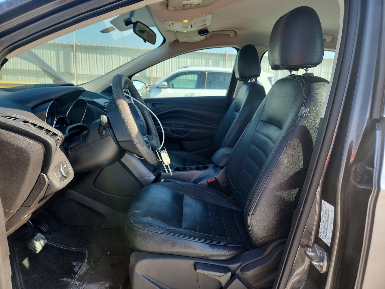 2015 Ford Escape S Gray vin: 1FMCU0F74FUC78287