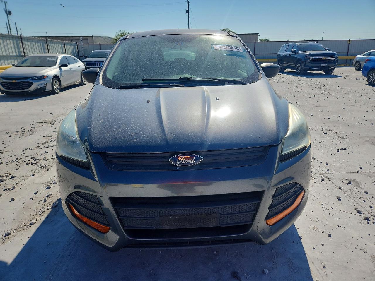 2015 Ford Escape S Gray vin: 1FMCU0F74FUC78287