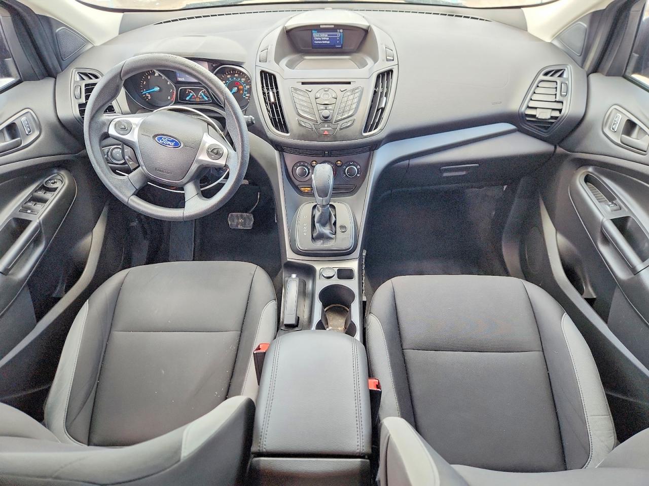 2015 Ford Escape S White vin: 1FMCU0F74FUC81562